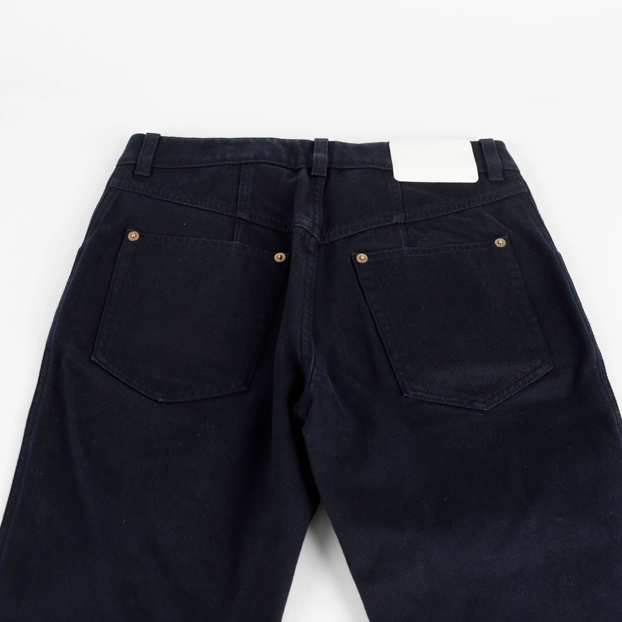 Women's Monogram Pocket Denim Pants - Image 9