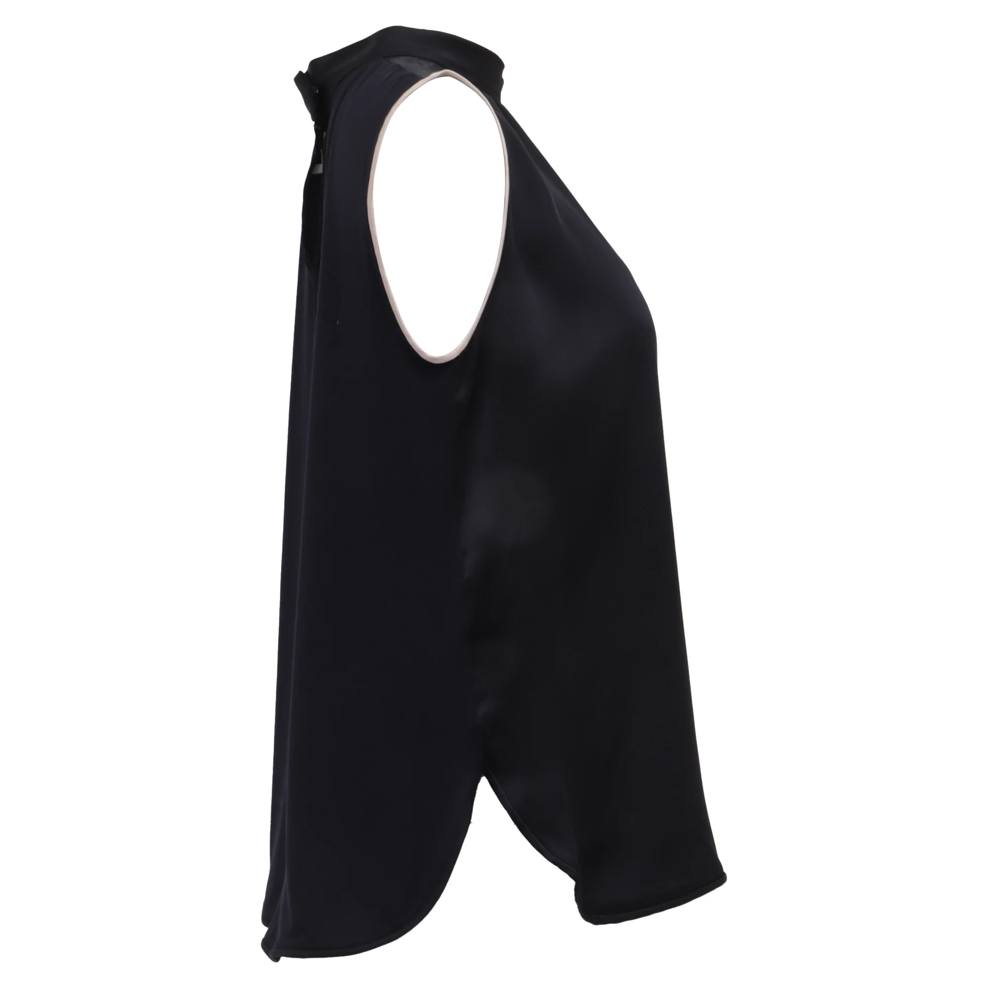 Women's Max Mara Dorina Top in Black Silk - Image 3