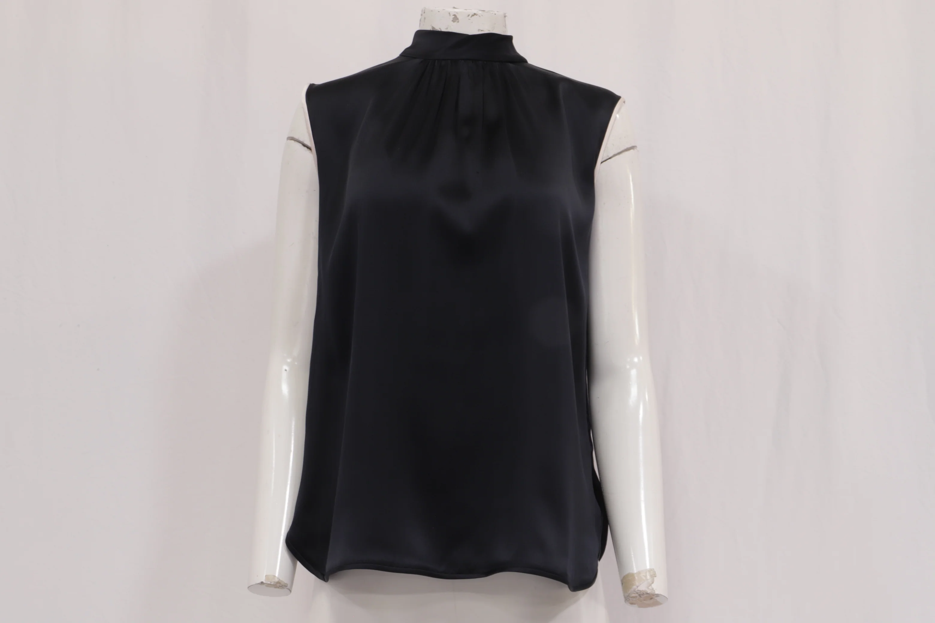 Women's Max Mara Dorina Top in Black Silk - Image 7