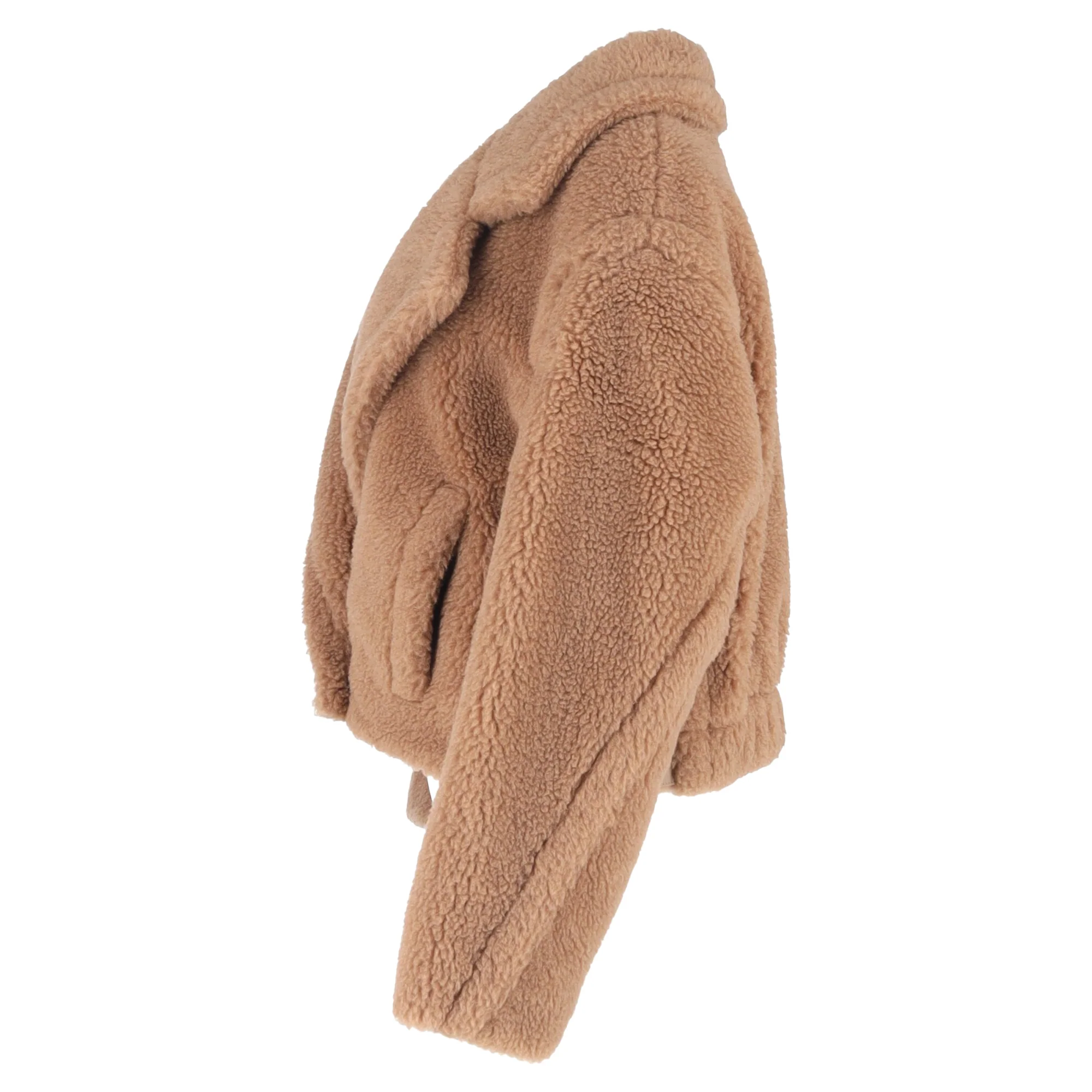 Women's Max Mara Gardone Fur Jacket in Brown Camel Hair - Image 2