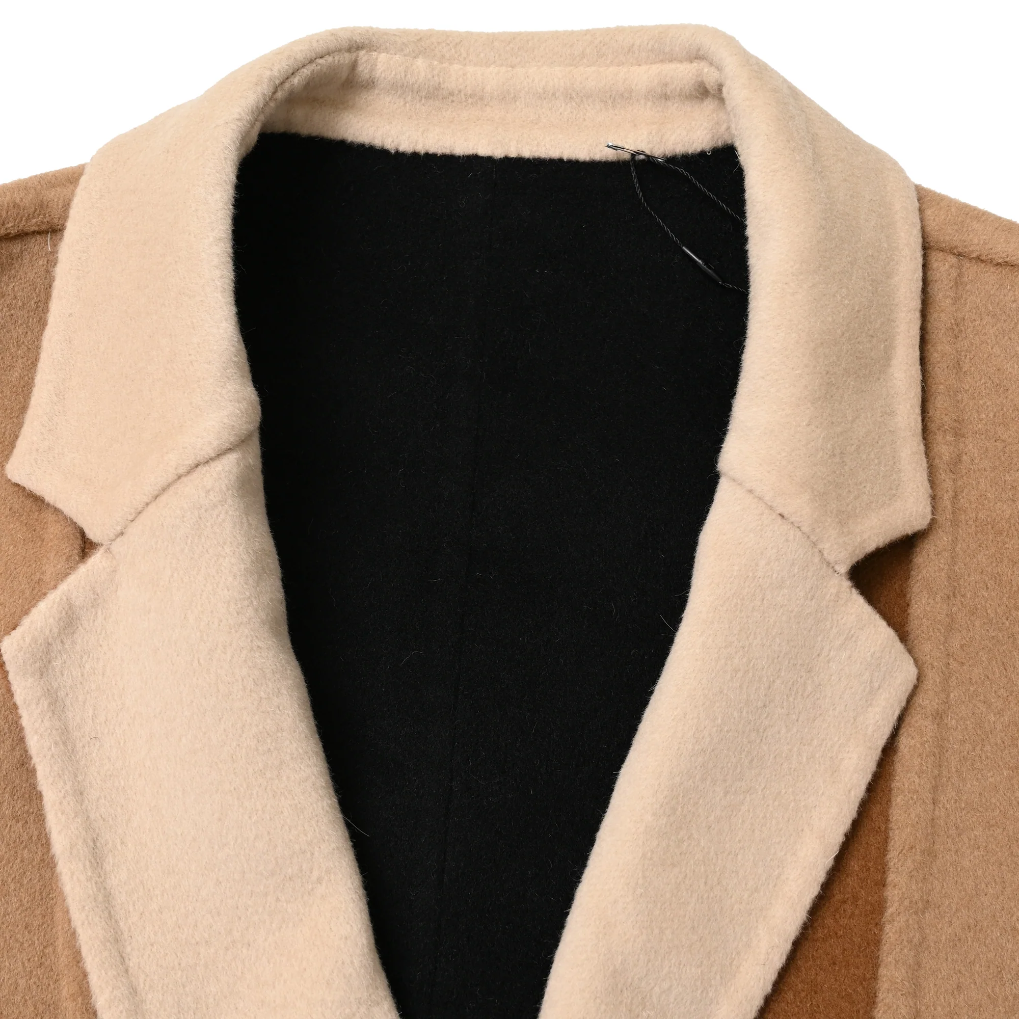 Women's Max Mara Kipur Reversible Coat in Beige Wool - Image 4