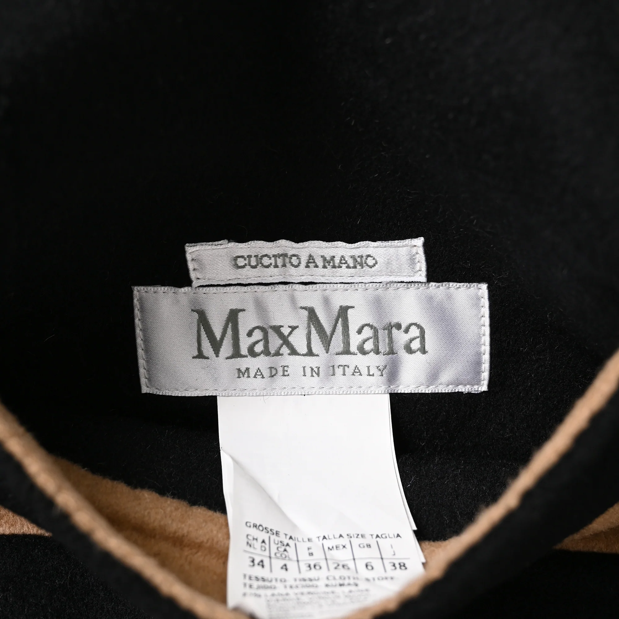 Women's Max Mara Kipur Reversible Coat in Beige Wool - Image 5