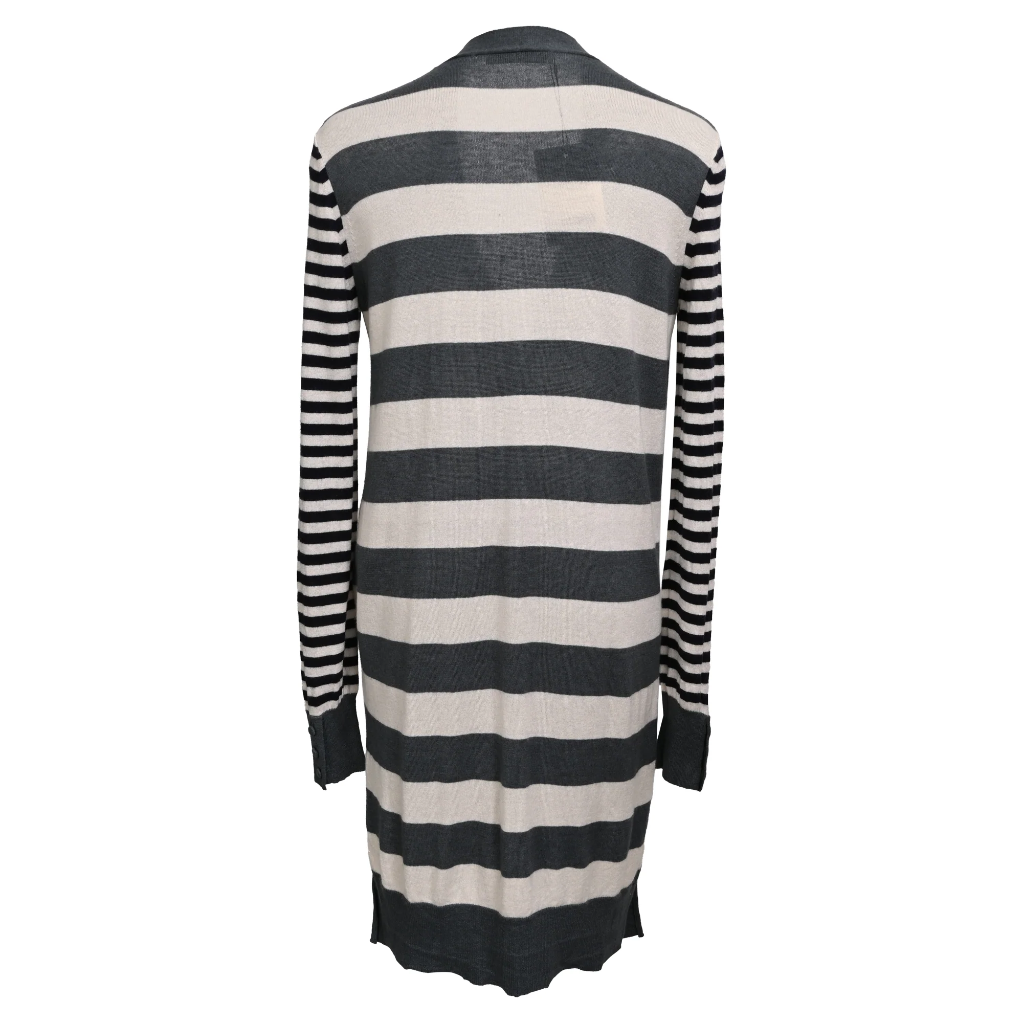 Women's Max Mara Striped Knitted Cardigan in Multicolor Silk - Image 3