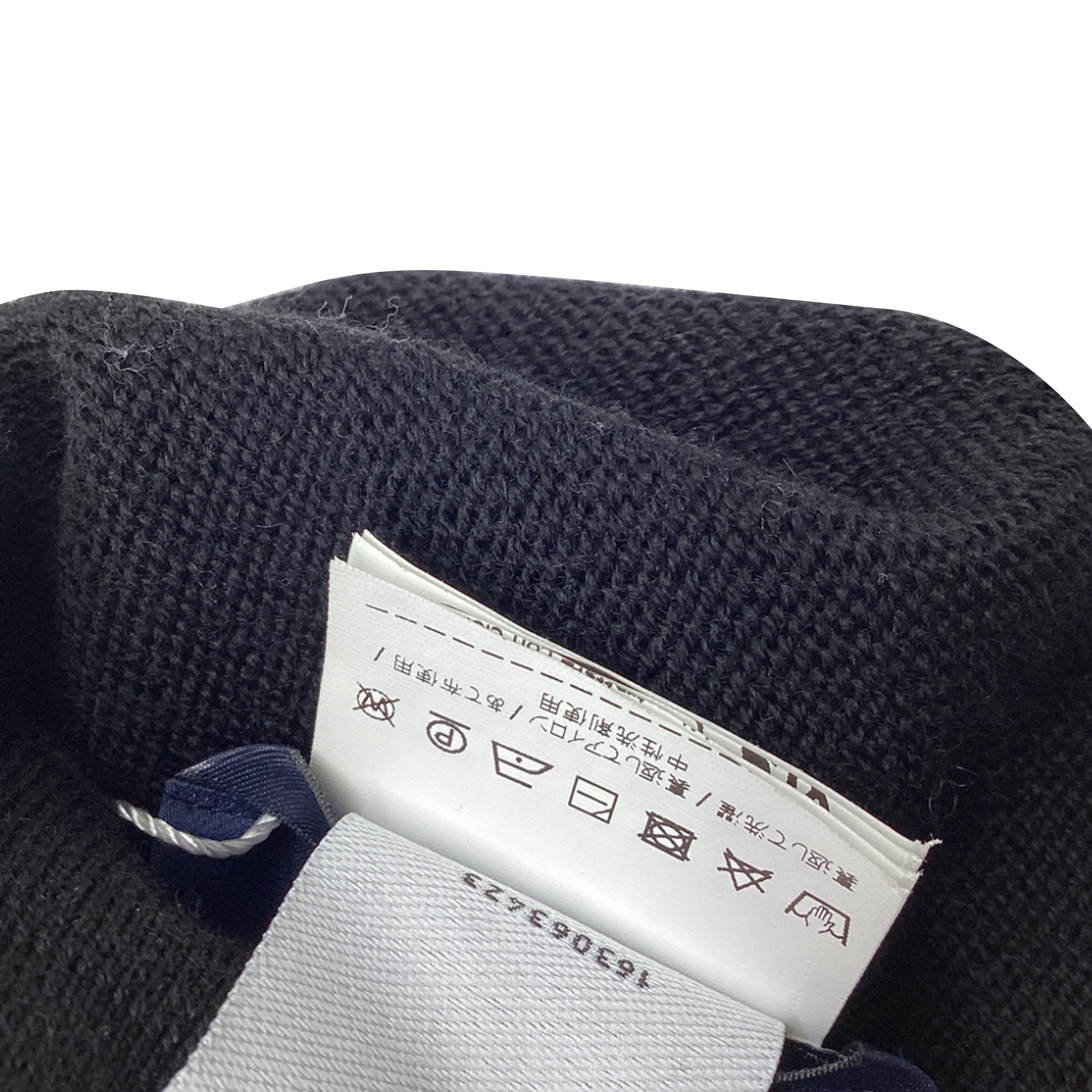 Women's 'S Max Mara Gemma Polo Shirt in Black Wool - Image 5