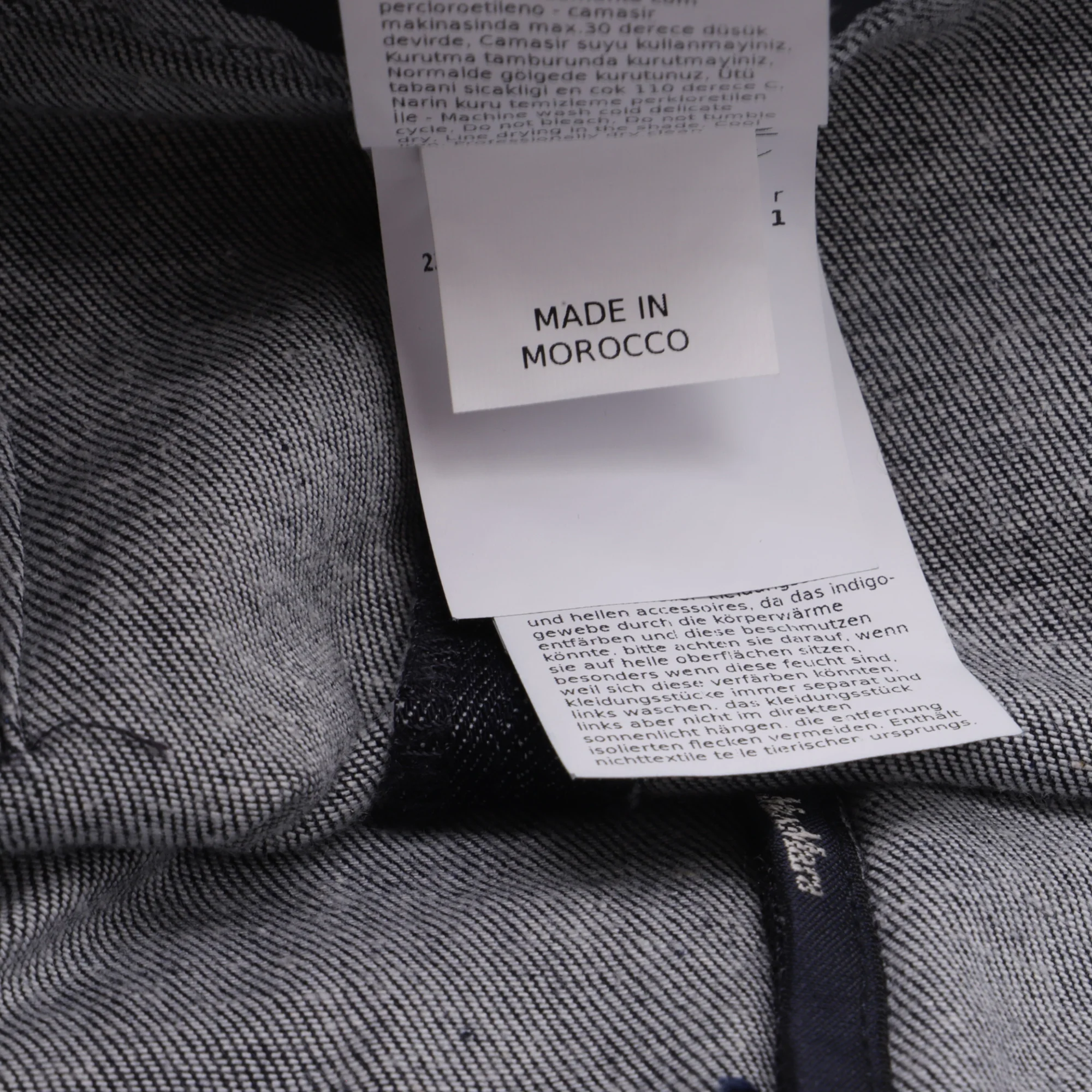 Women's 'S Max Mara Slim Jeans in Navy Blue Cotton - Image 6