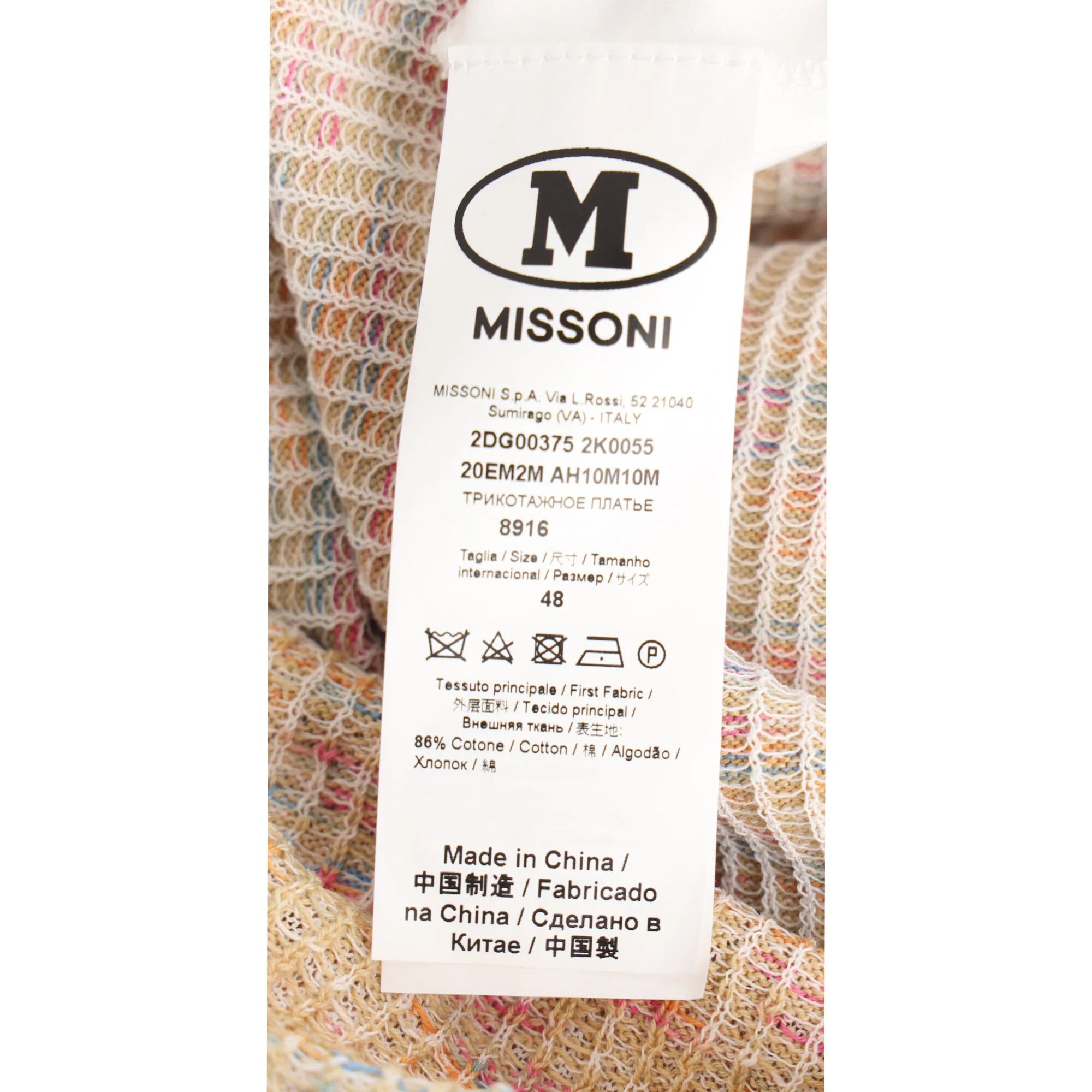 Women's M Missoni Midi Dress in Multicolor Viscose - Image 5