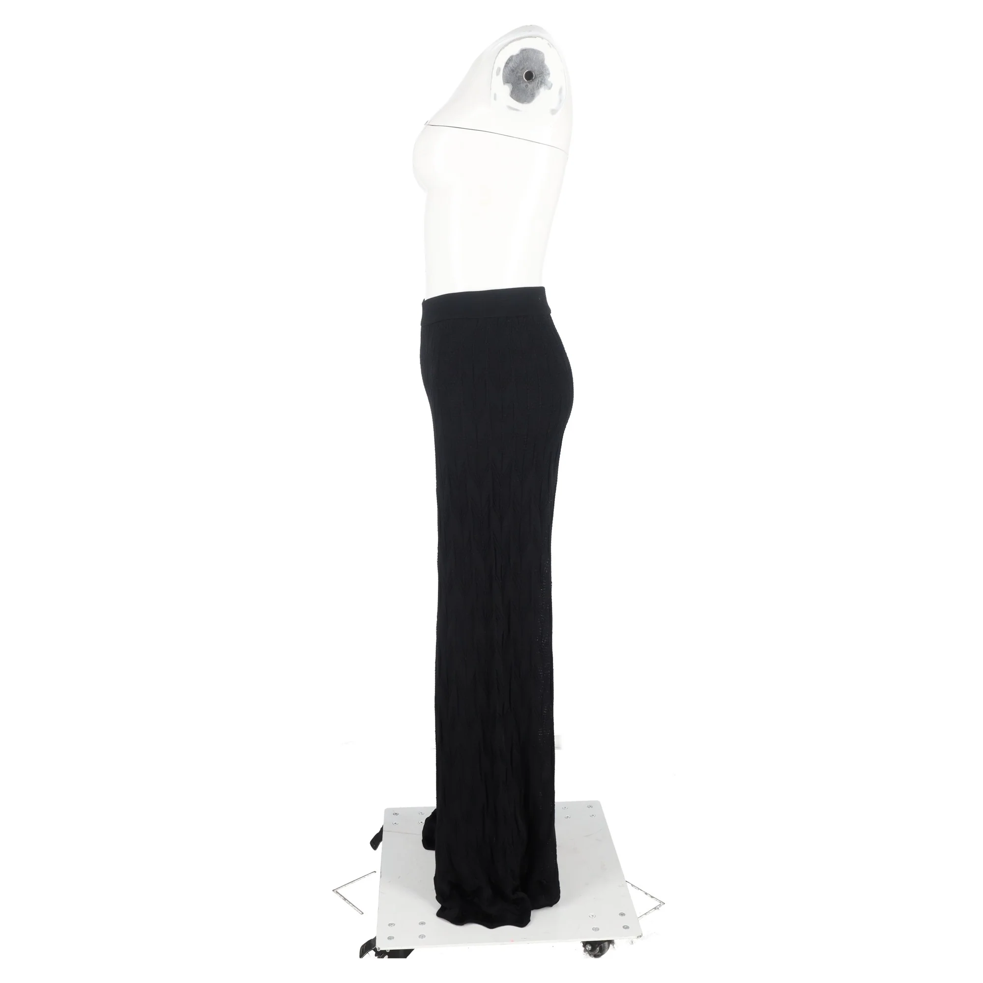 Women's Missoni Textured Trousers in Black Wool - Image 5