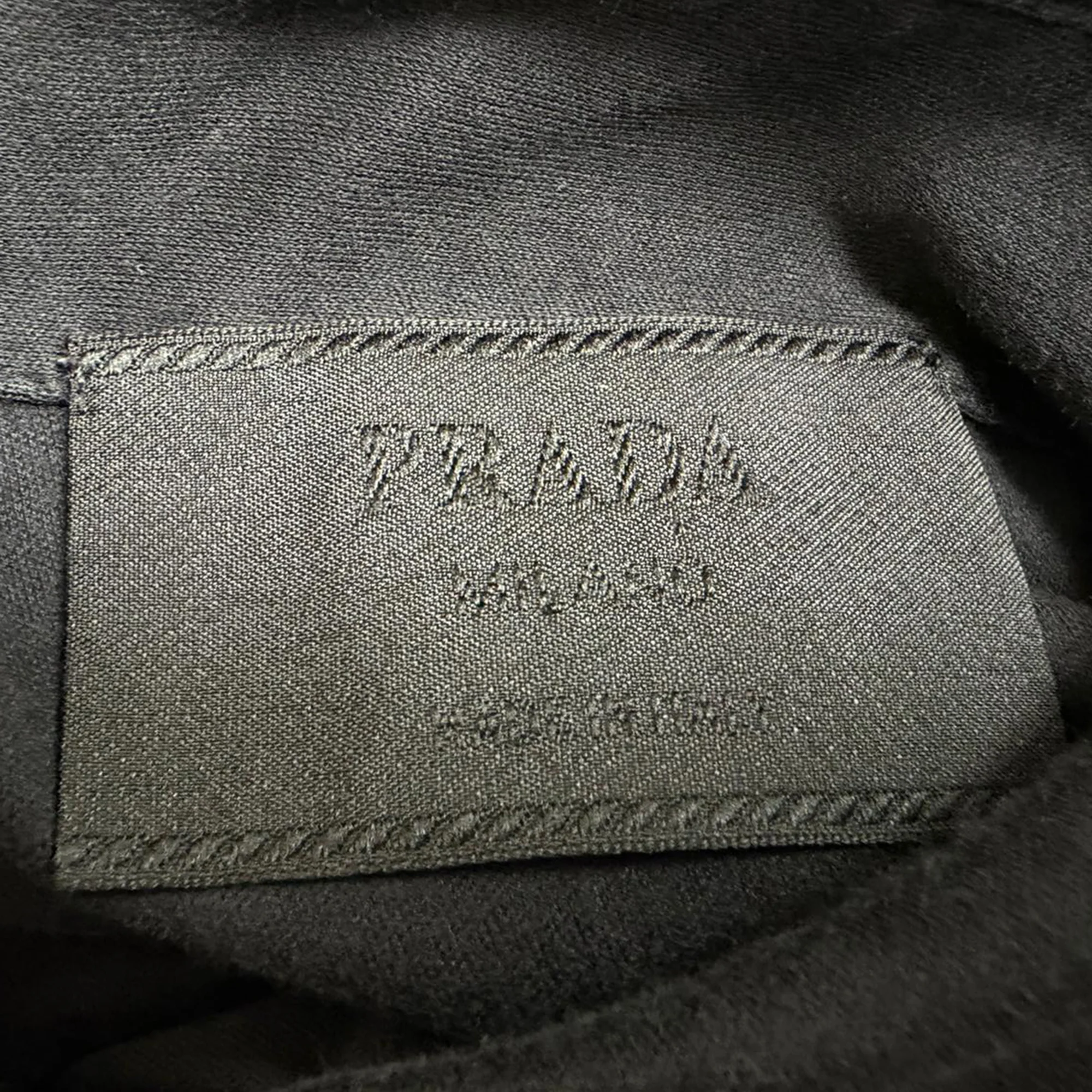 Men's Prada Button-Down Long Sleeve Shirt in Black Cotton - Image 4