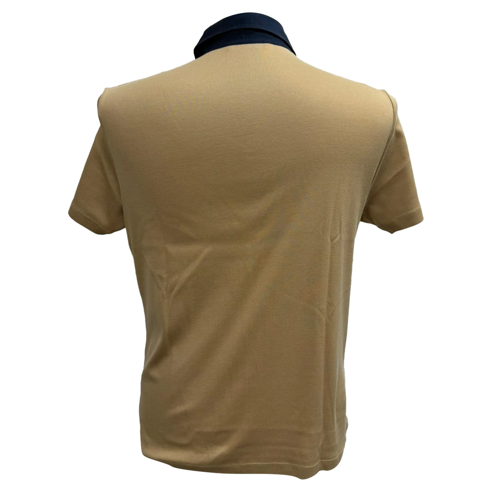 Men's Prada Short Sleeve Polo Shirt in Brown Cotton - Image 3