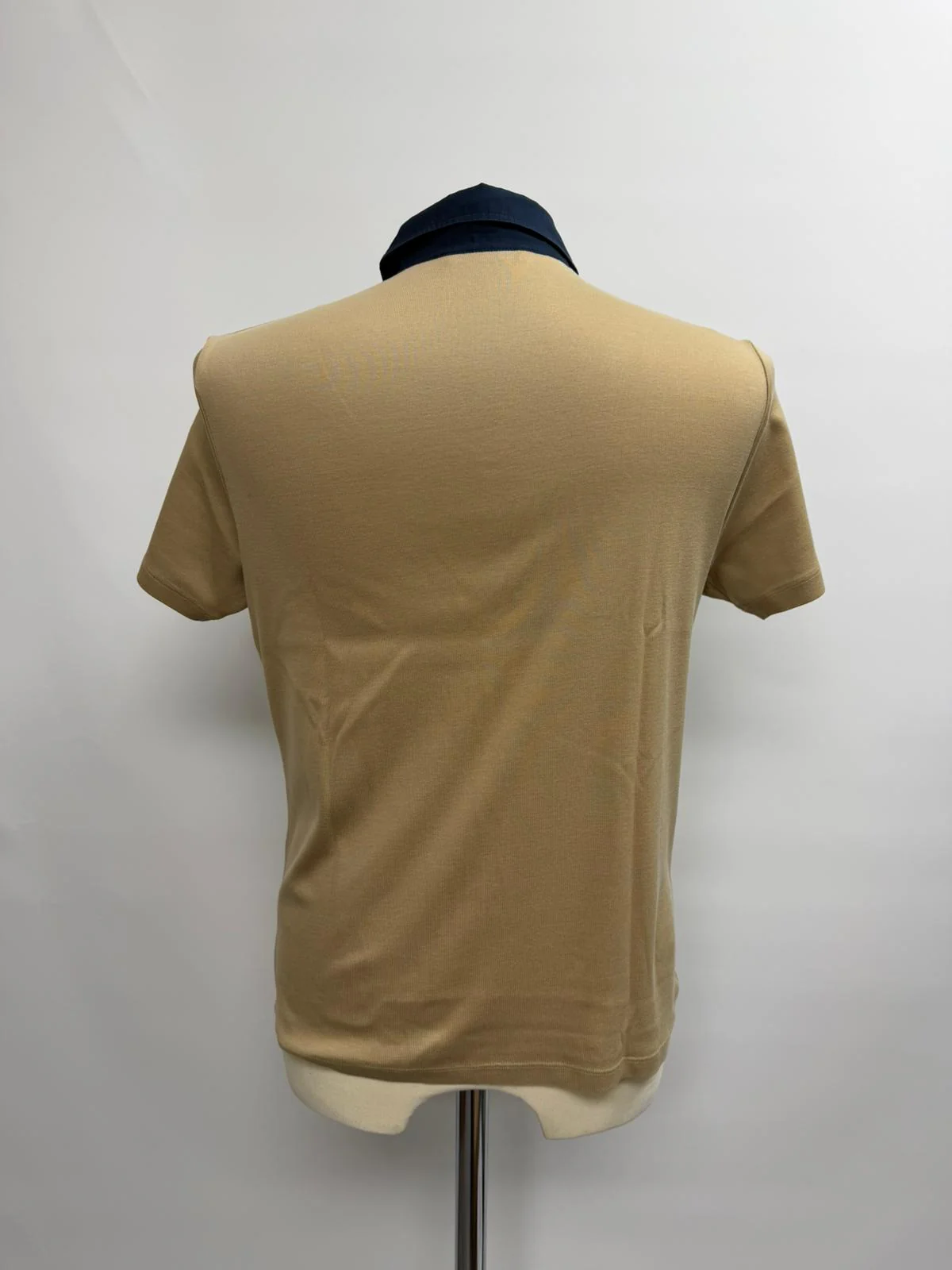 Men's Prada Short Sleeve Polo Shirt in Brown Cotton - Image 8