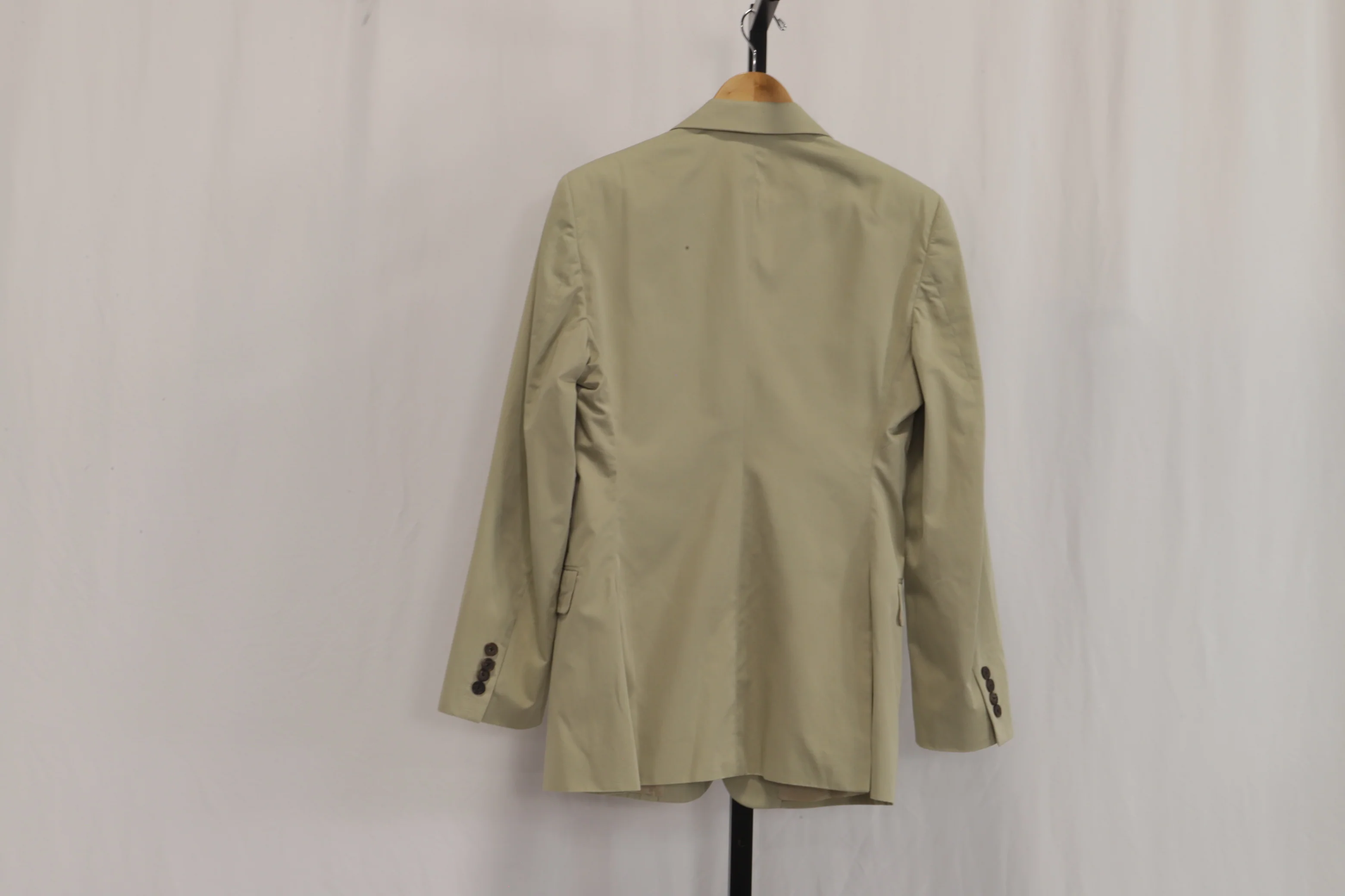 Men's Prada Single-Breasted Jacket in Beige Cotton - Image 10