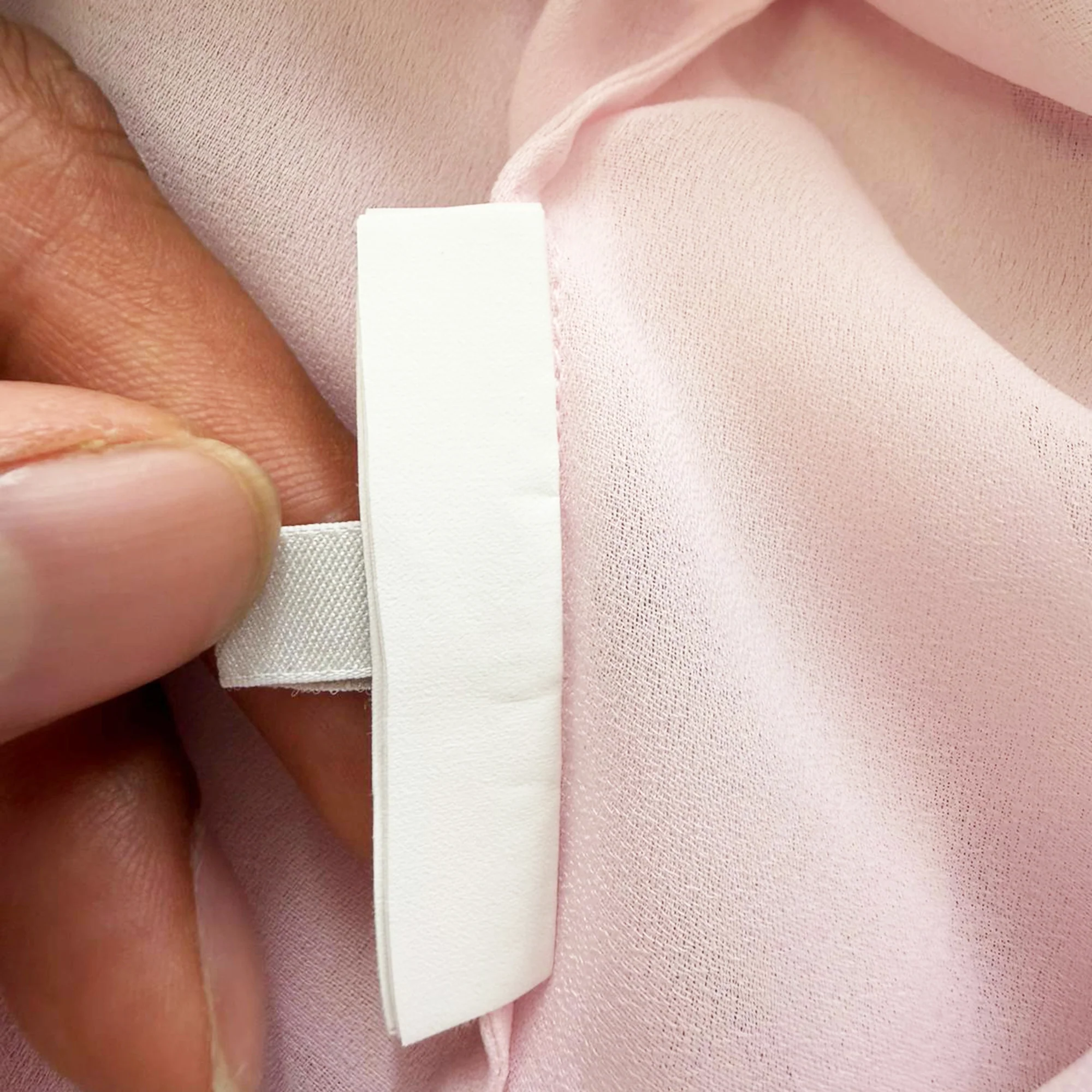 Women's Prada Ruffled Button-Down Blouse in Pink Silk - Image 6