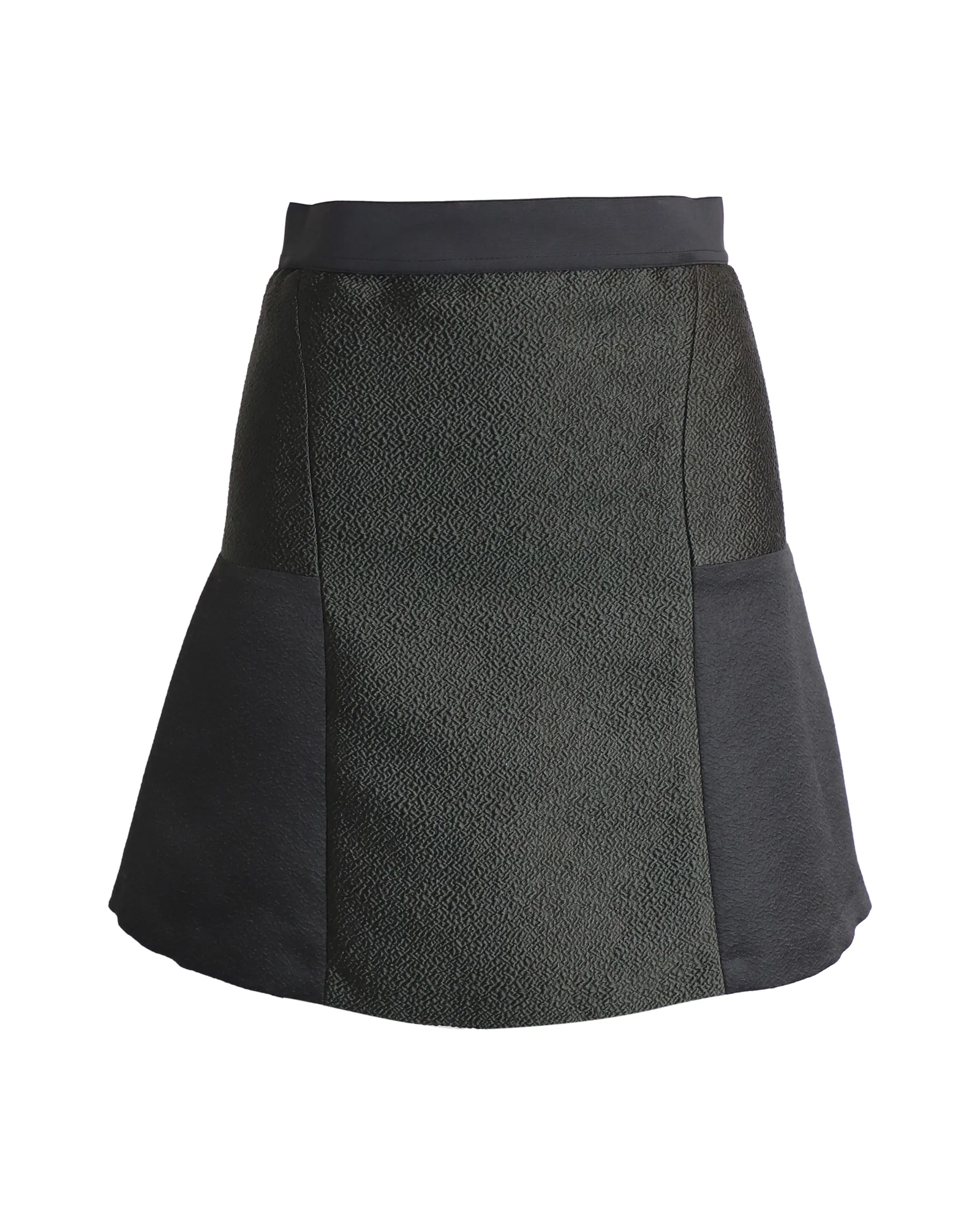 Women's Sandro Paris Flared Skirt in Black Polyester
