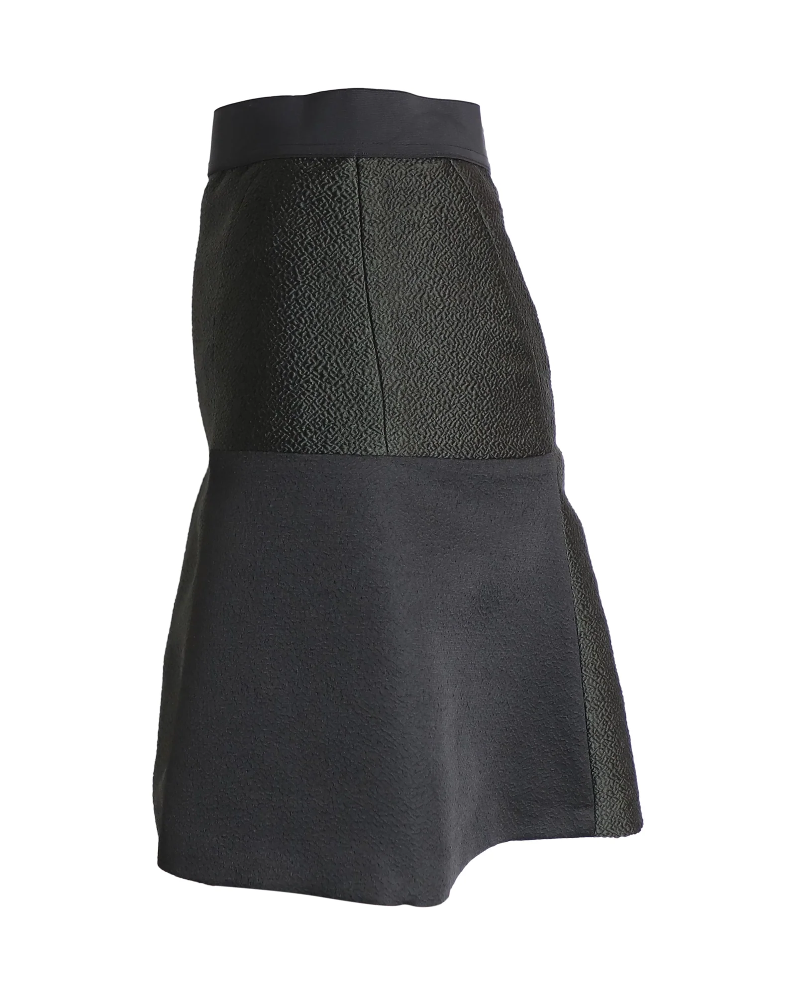 Women's Sandro Paris Flared Skirt in Black Polyester - Image 2