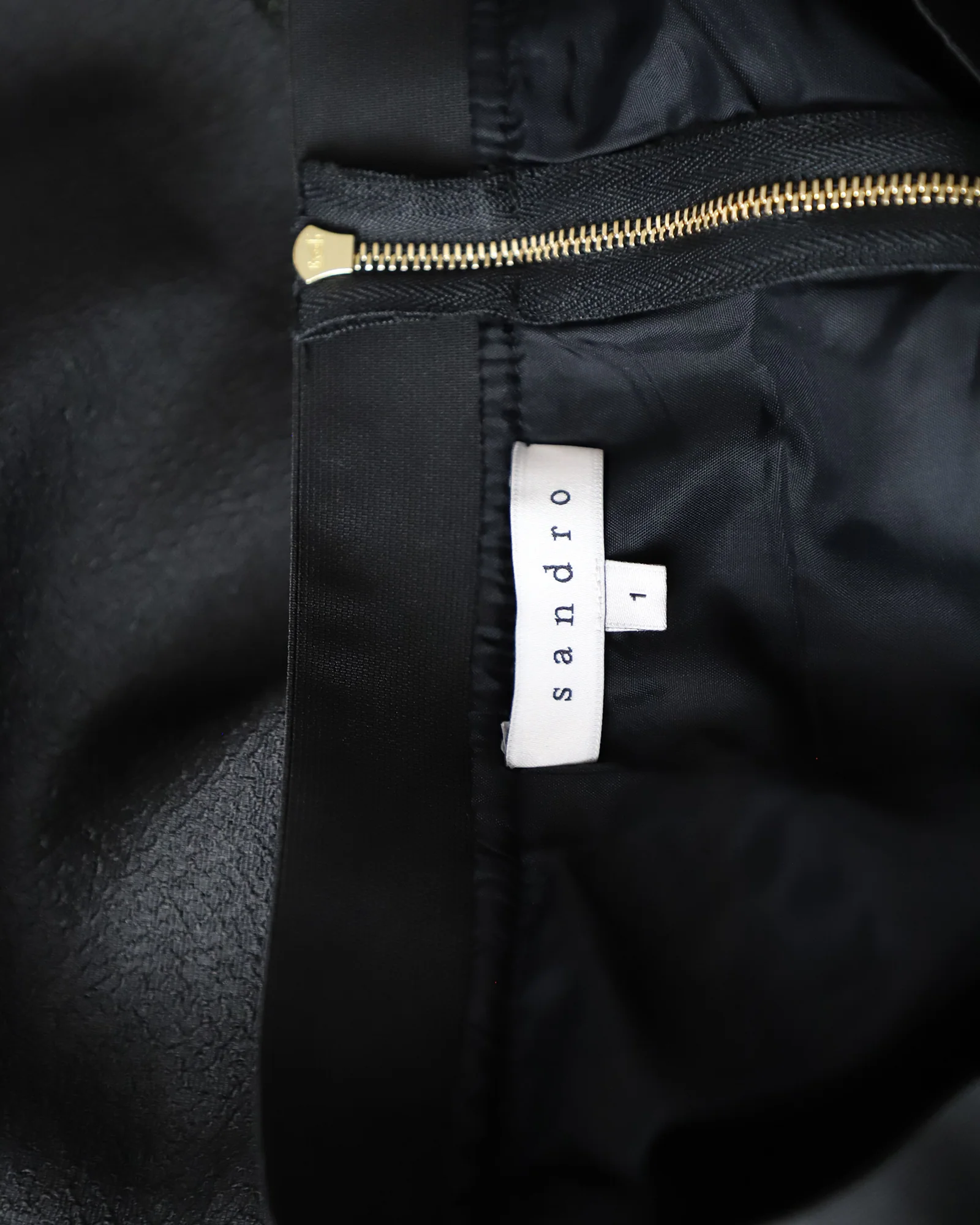 Women's Sandro Paris Flared Skirt in Black Polyester - Image 4