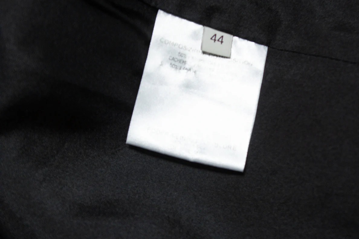 Women's Stella Mccartney, cashmere wool coat in black - Image 7