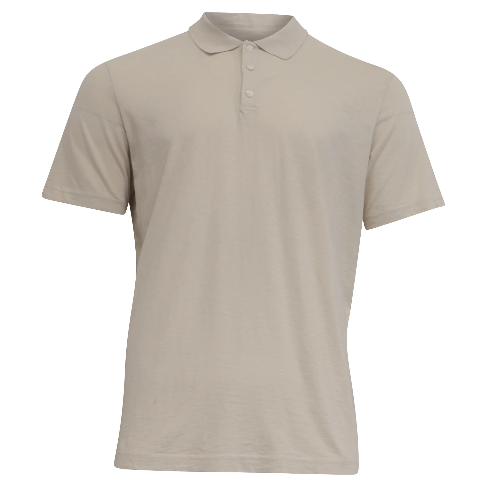 Men's Theory Short Sleeve Polo Shirt in Beige Cotton
