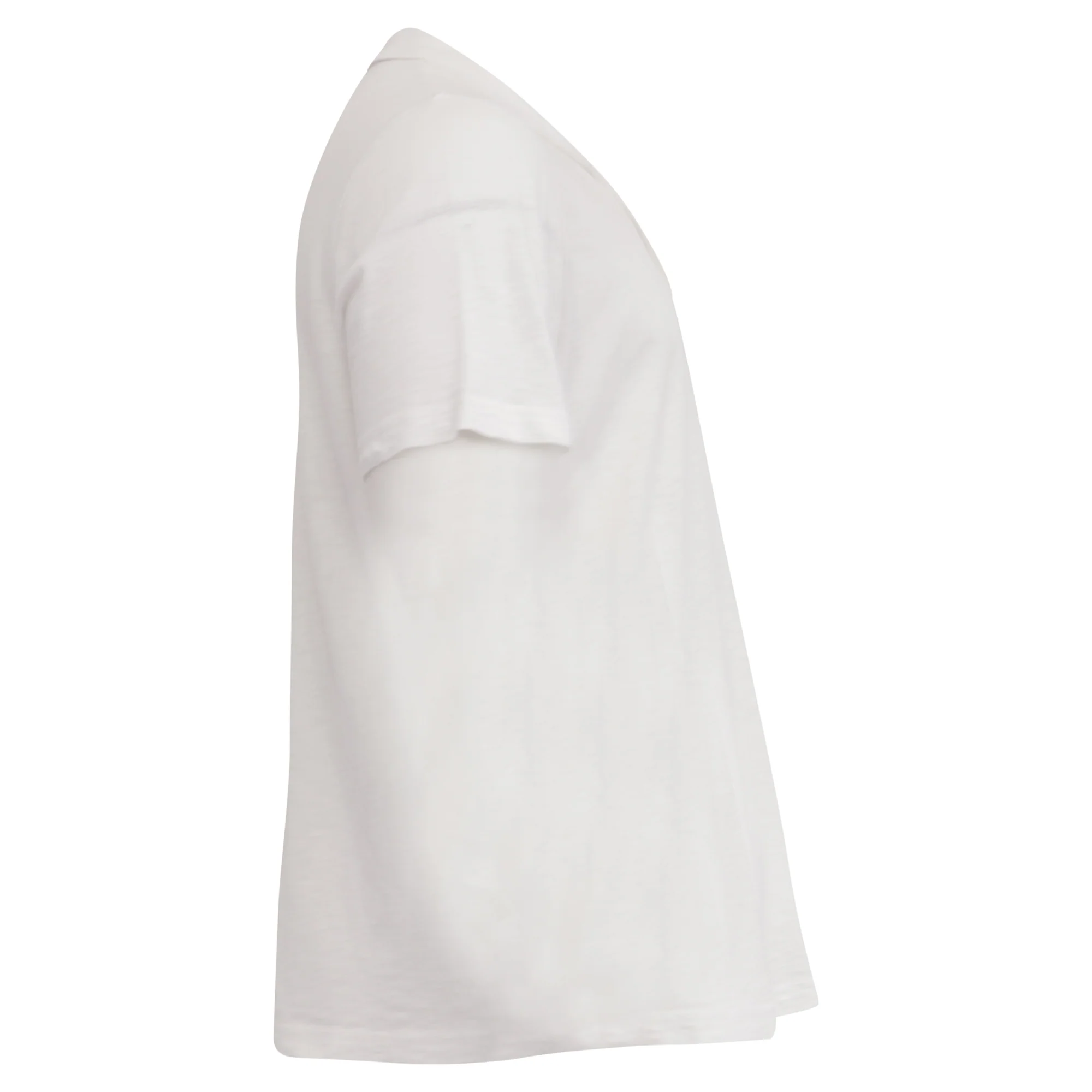 Men's Theory Short Sleeve Polo Shirt in White Cotton - Image 3