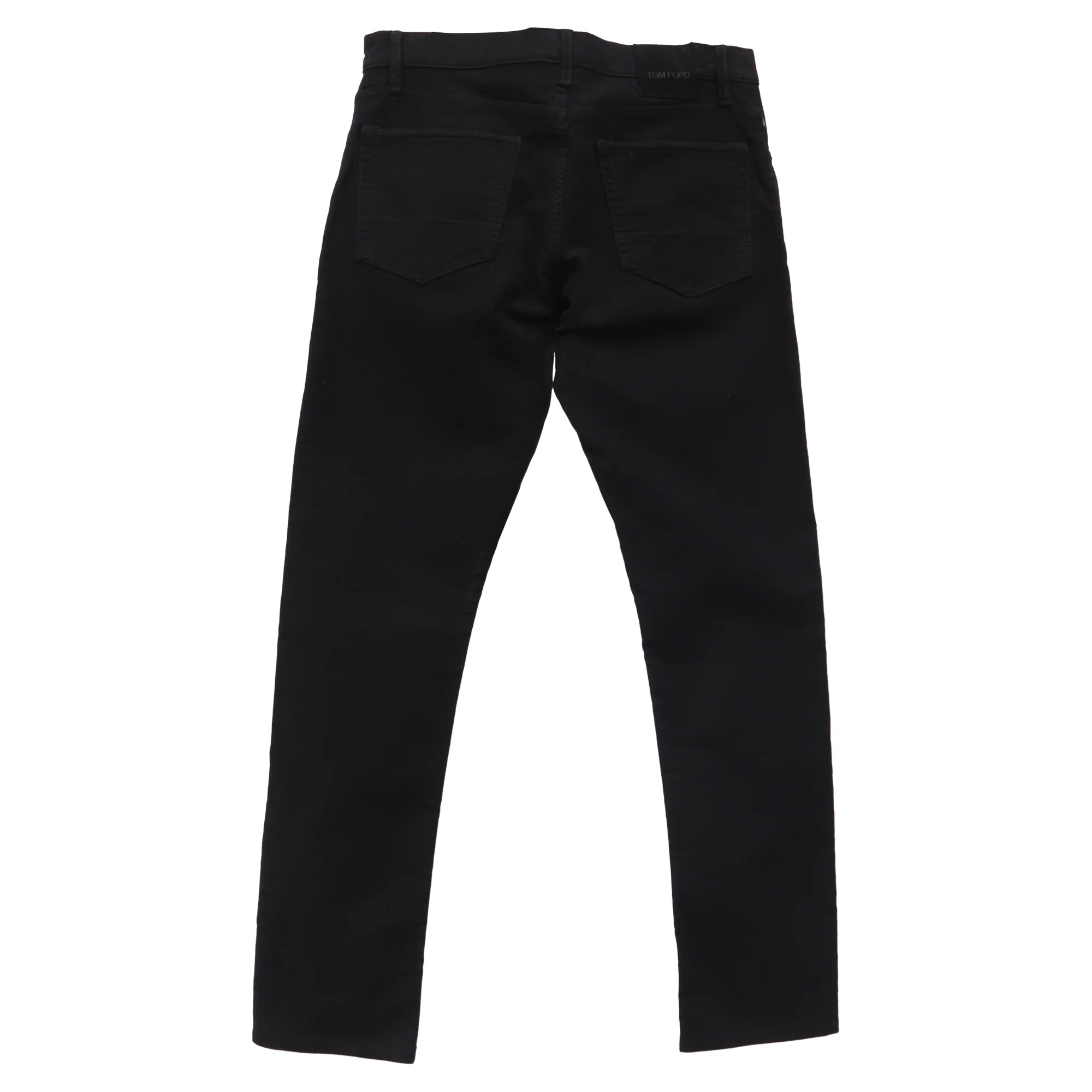 Men's Tom Ford Regular-Fit Jeans in Black Cotton - Image 2