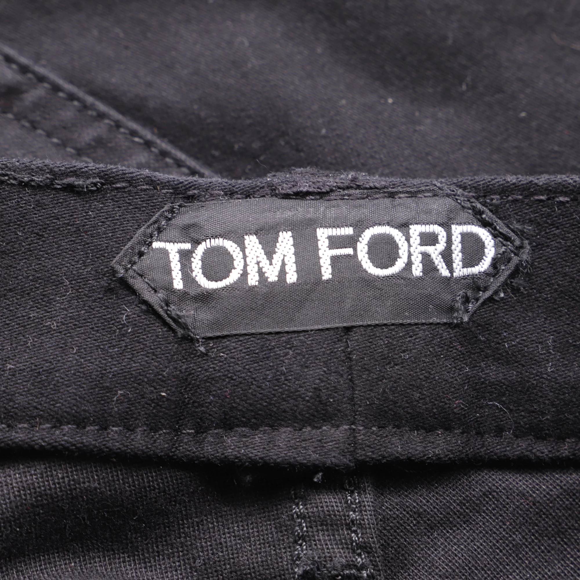 Men's Tom Ford Regular-Fit Jeans in Black Cotton - Image 3