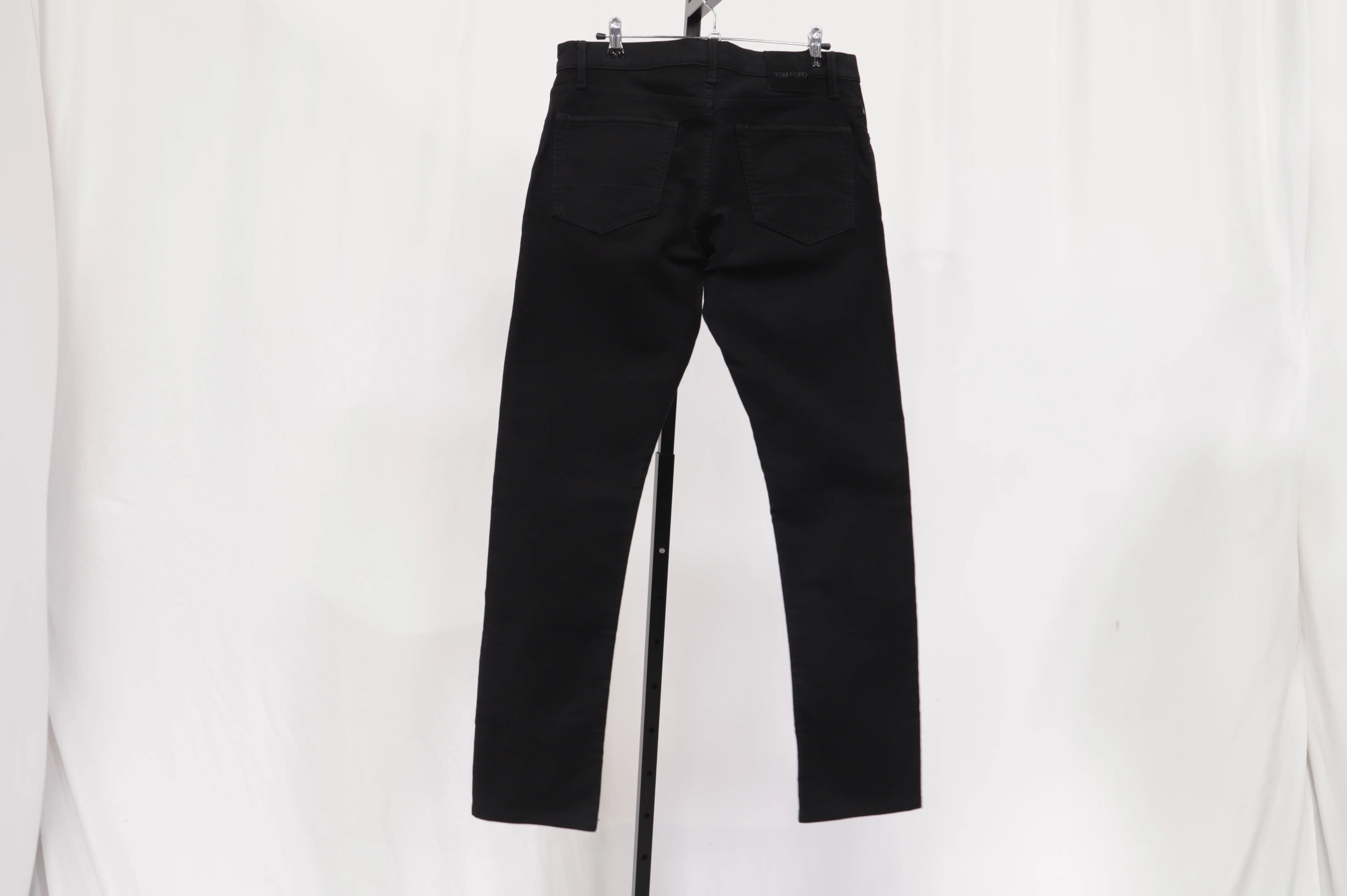 Men's Tom Ford Regular-Fit Jeans in Black Cotton - Image 5