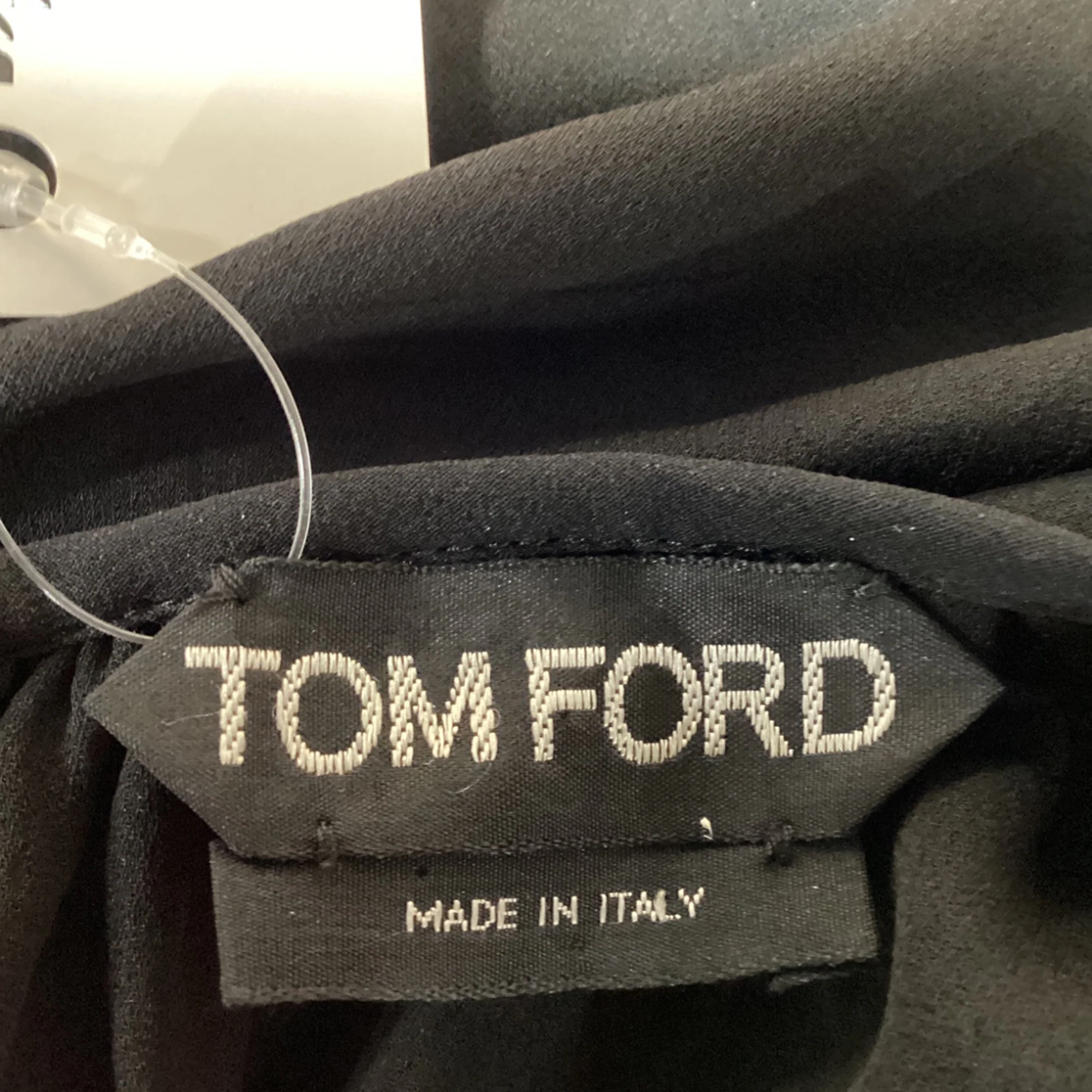 Women's Tom Ford Crewneck Blouse in Black Silk - Image 6