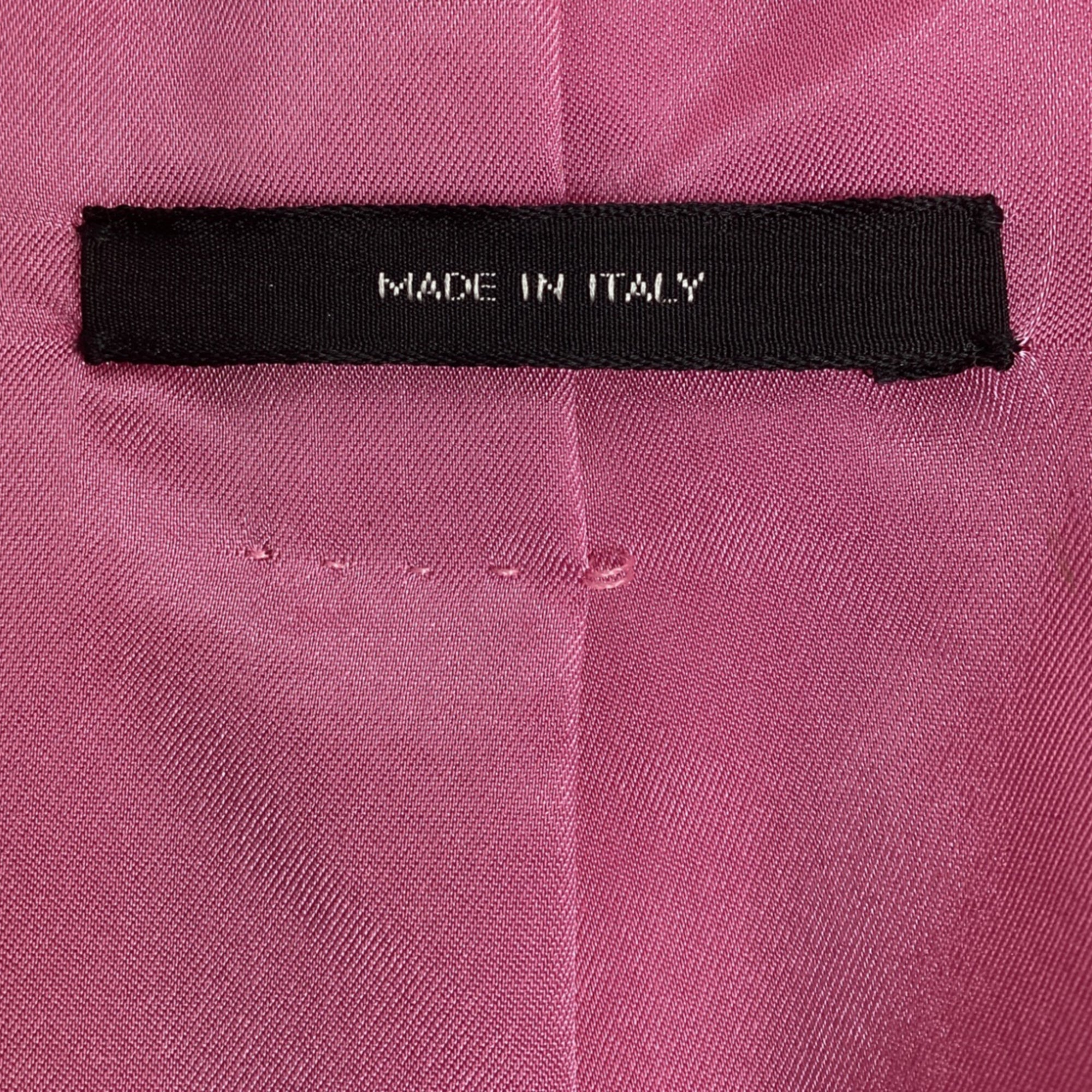 Women's Tom Ford Double-Breasted Blazer in Pink Viscose - Image 10