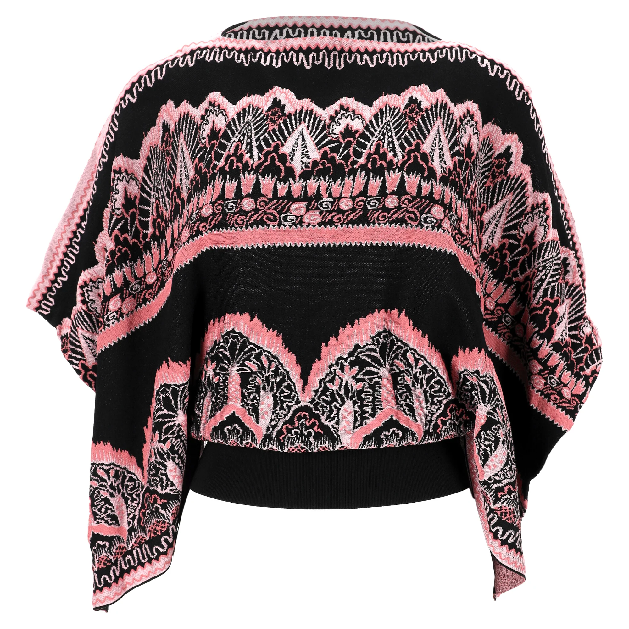 Women's Valentino Ponchi Knit Top in Multicolor Viscose