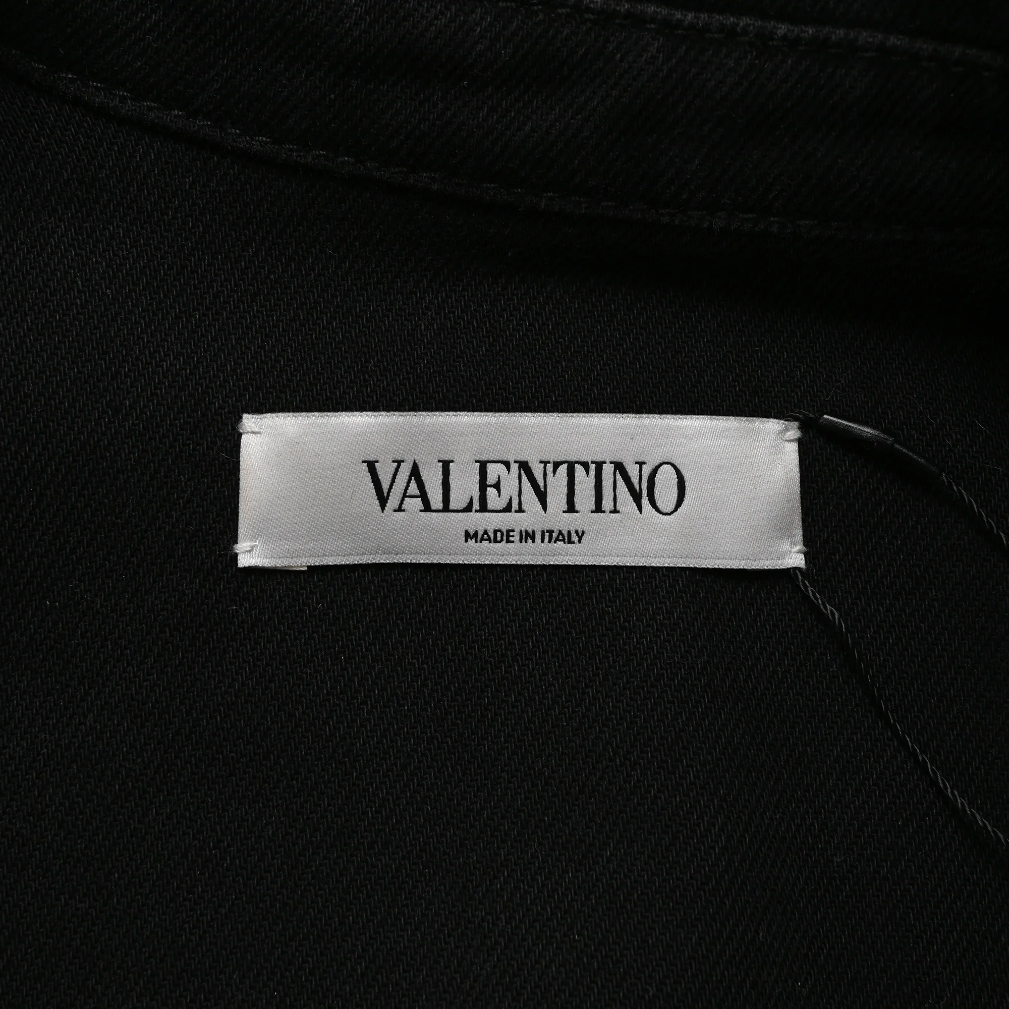 Women's Valentino VLTN Star Print Shirt In Black Denim - Image 4