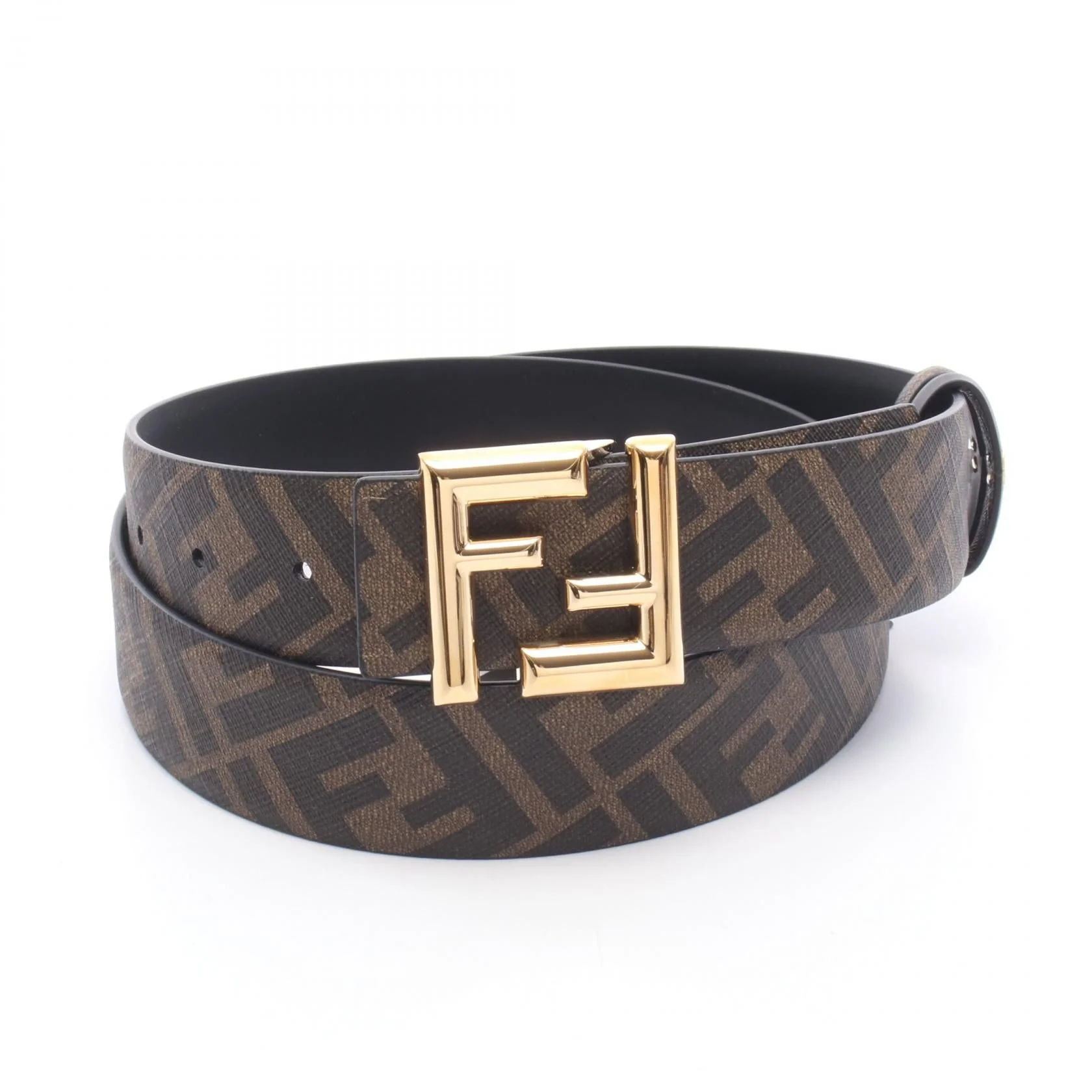 Fendi Reversible Leather Belt - Image 5