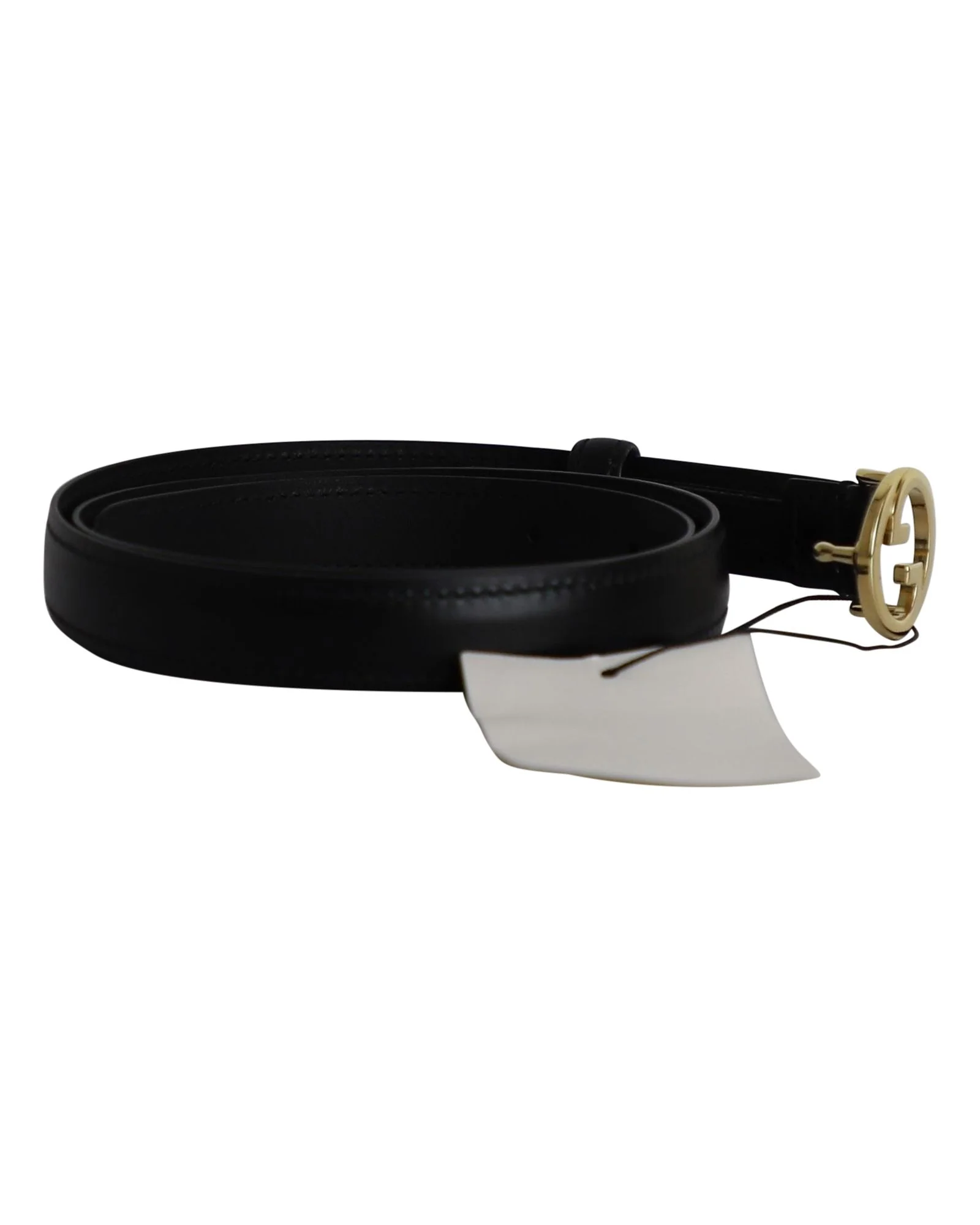 Gucci Blondie Interlocking GG Belt in Black Leather - Image 3