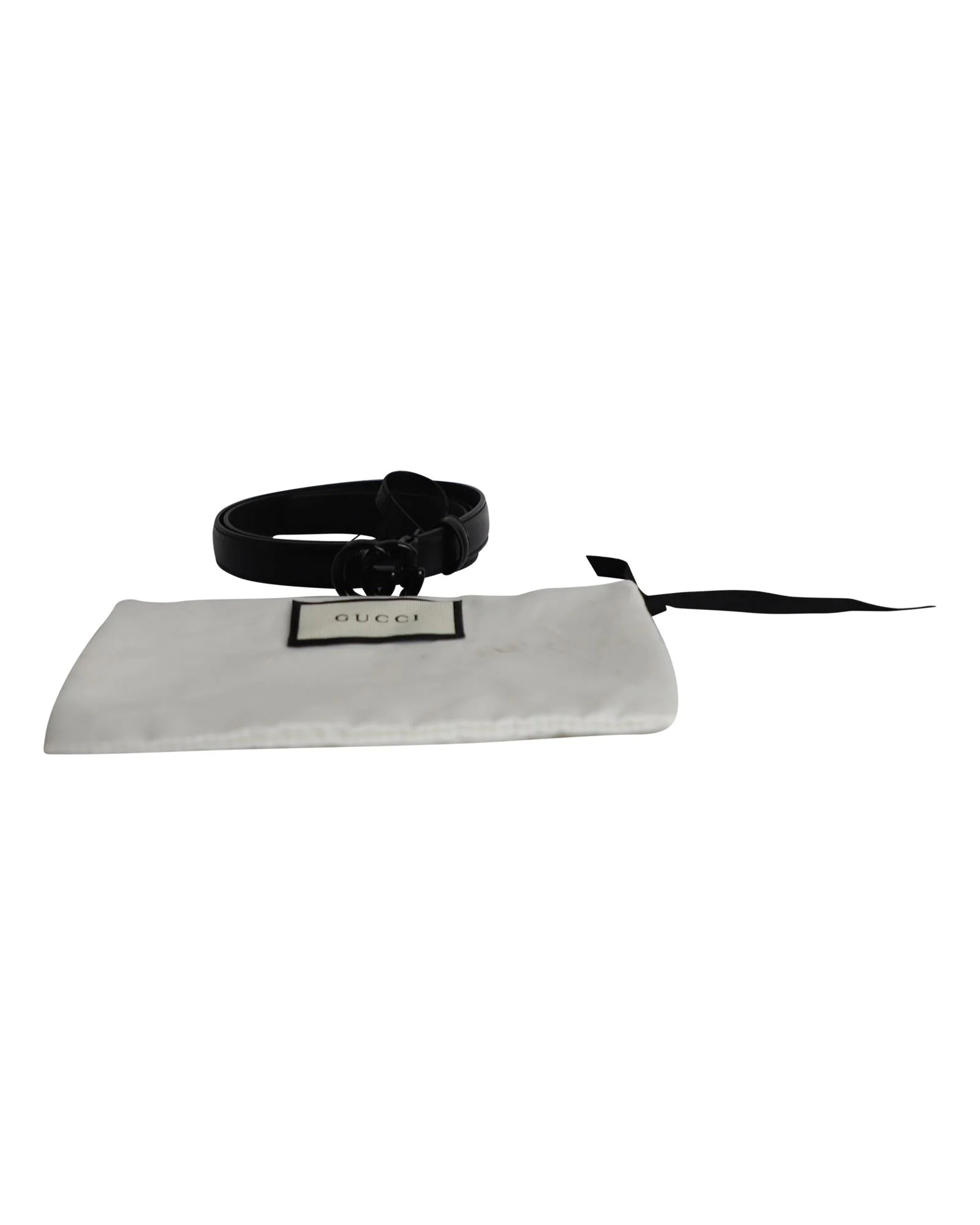 Gucci Blondie Interlocking GG Belt in Black Leather - Image 5