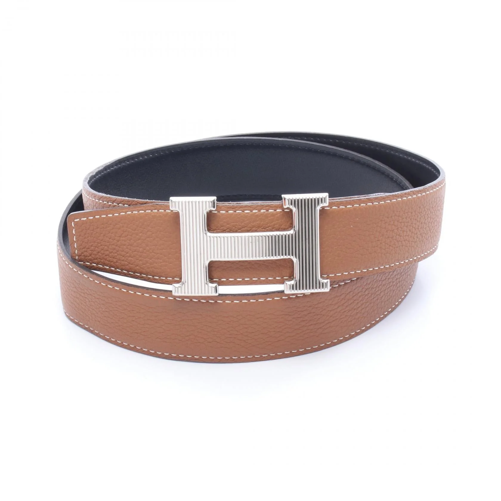 Hermes H Storye Box Calf Togo Belt - Image 6