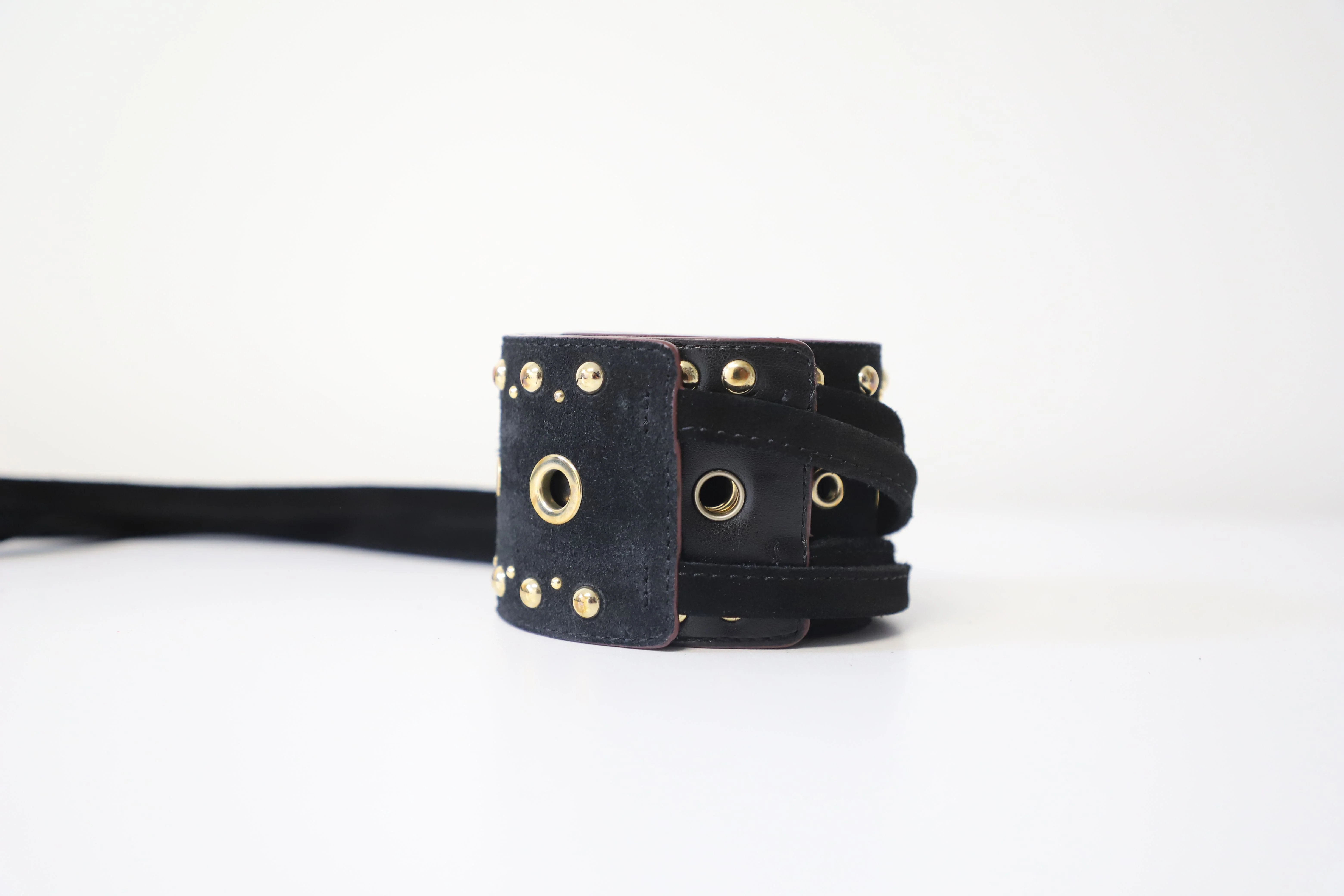 Maje Azalea Tassel Belt in Black Suede - Image 10