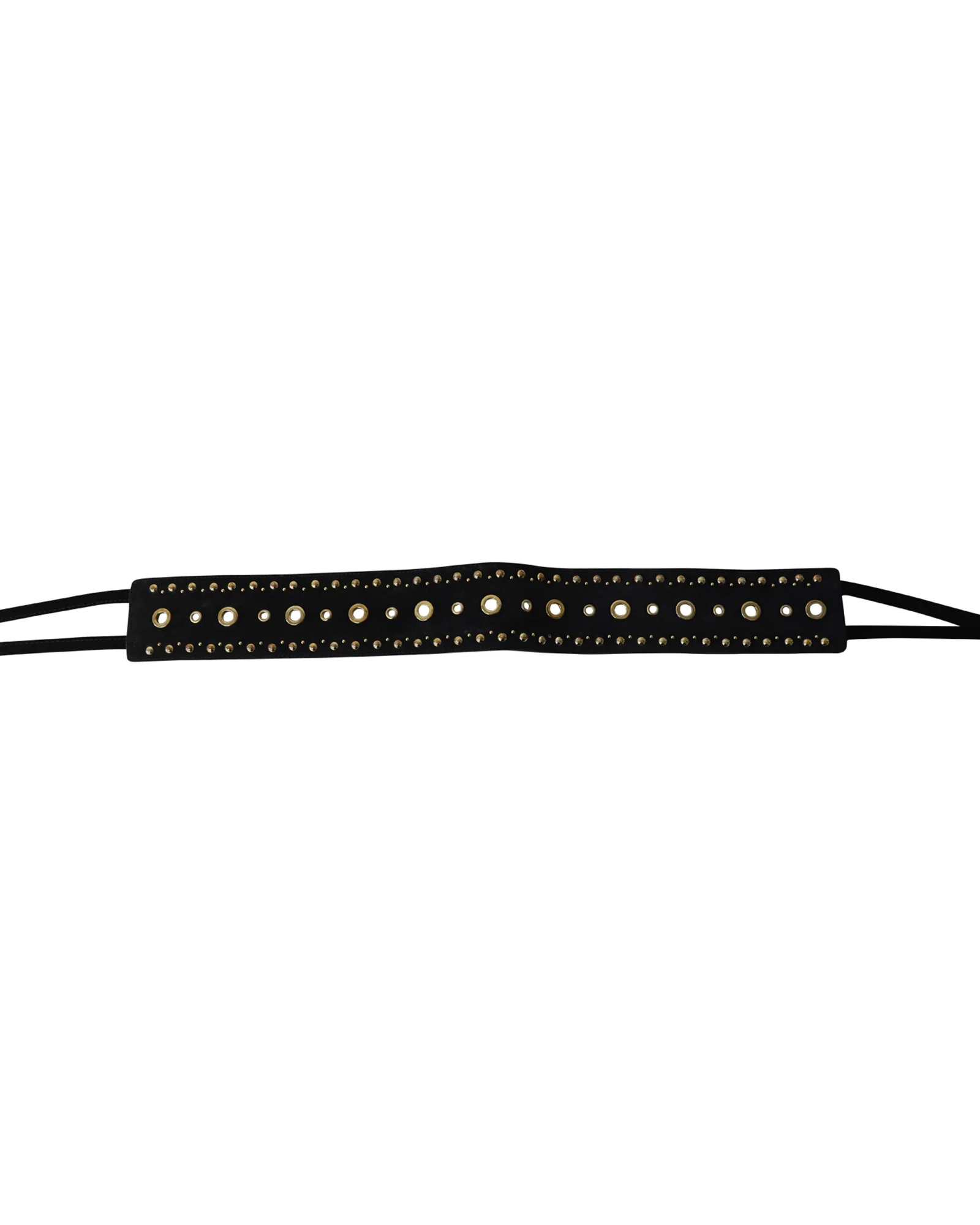 Maje Azalea Tassel Belt in Black Suede - Image 6