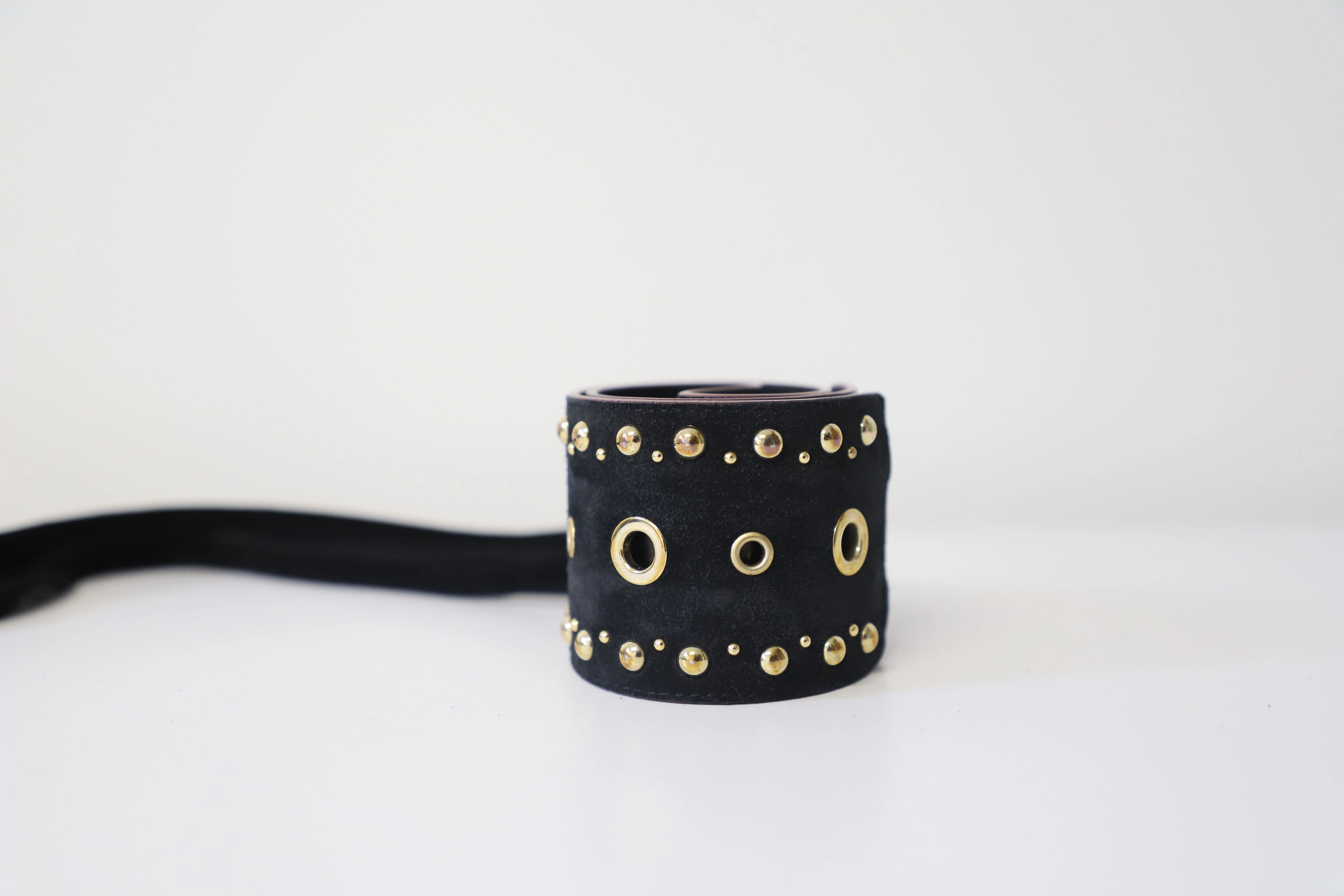 Maje Azalea Tassel Belt in Black Suede - Image 8
