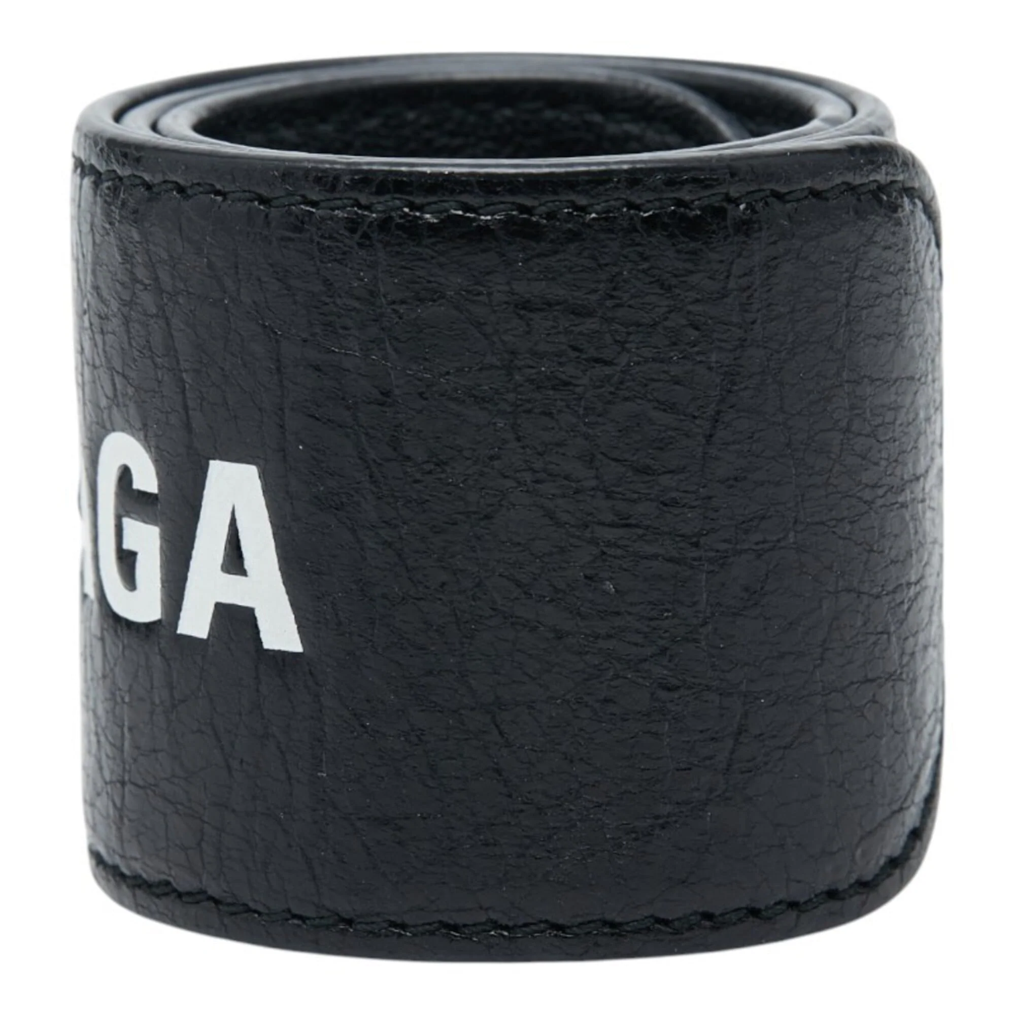 Bracelet Leather and Metal Black - Image 3