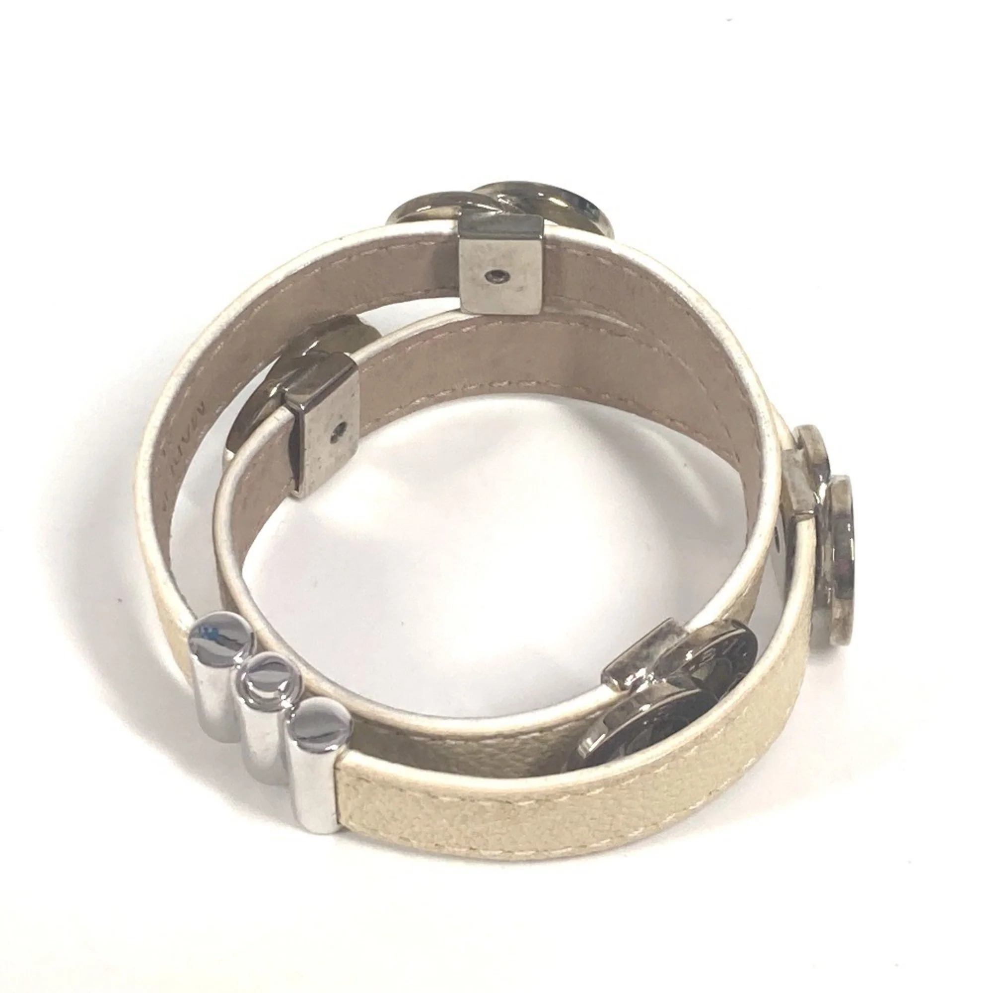 Bracelet Leather Beige - Image 6