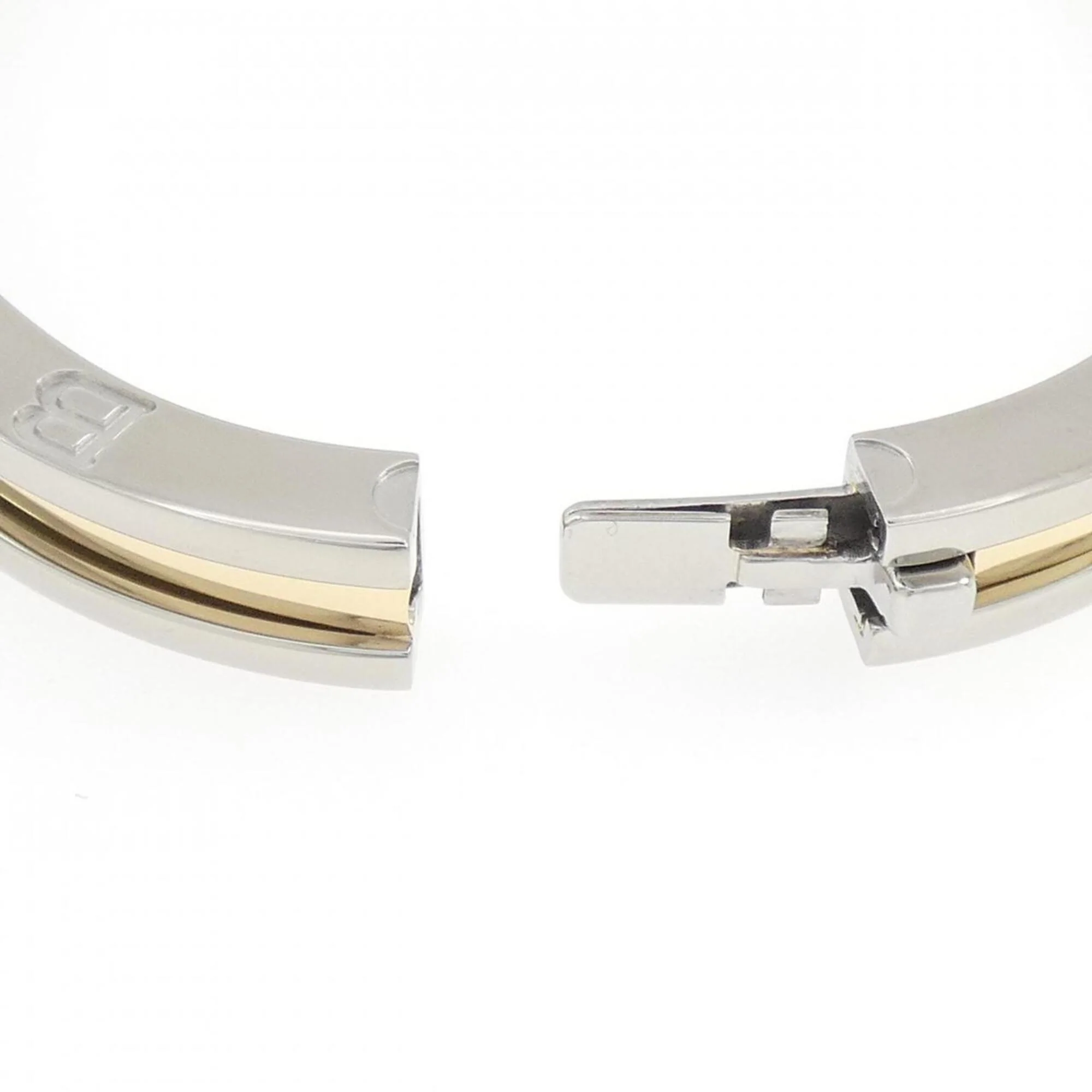 B.Zero1 Bangle 18K Yellow Gold and Stainless Steel Bracelet - Image 3
