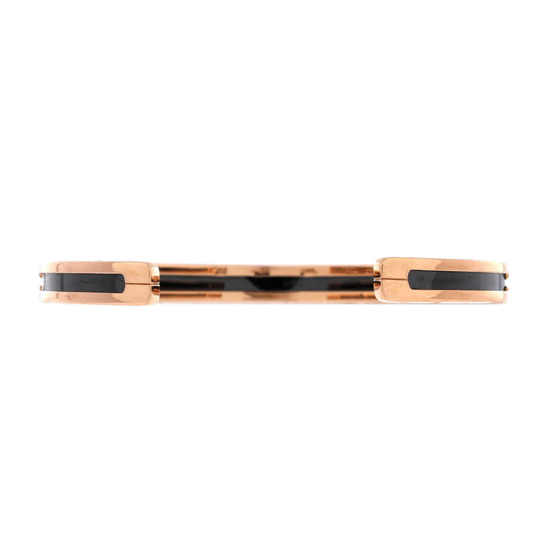 B.Zero1 Cuff Bracelet 18K Rose Gold and Coated Stainless Steel - Image 3