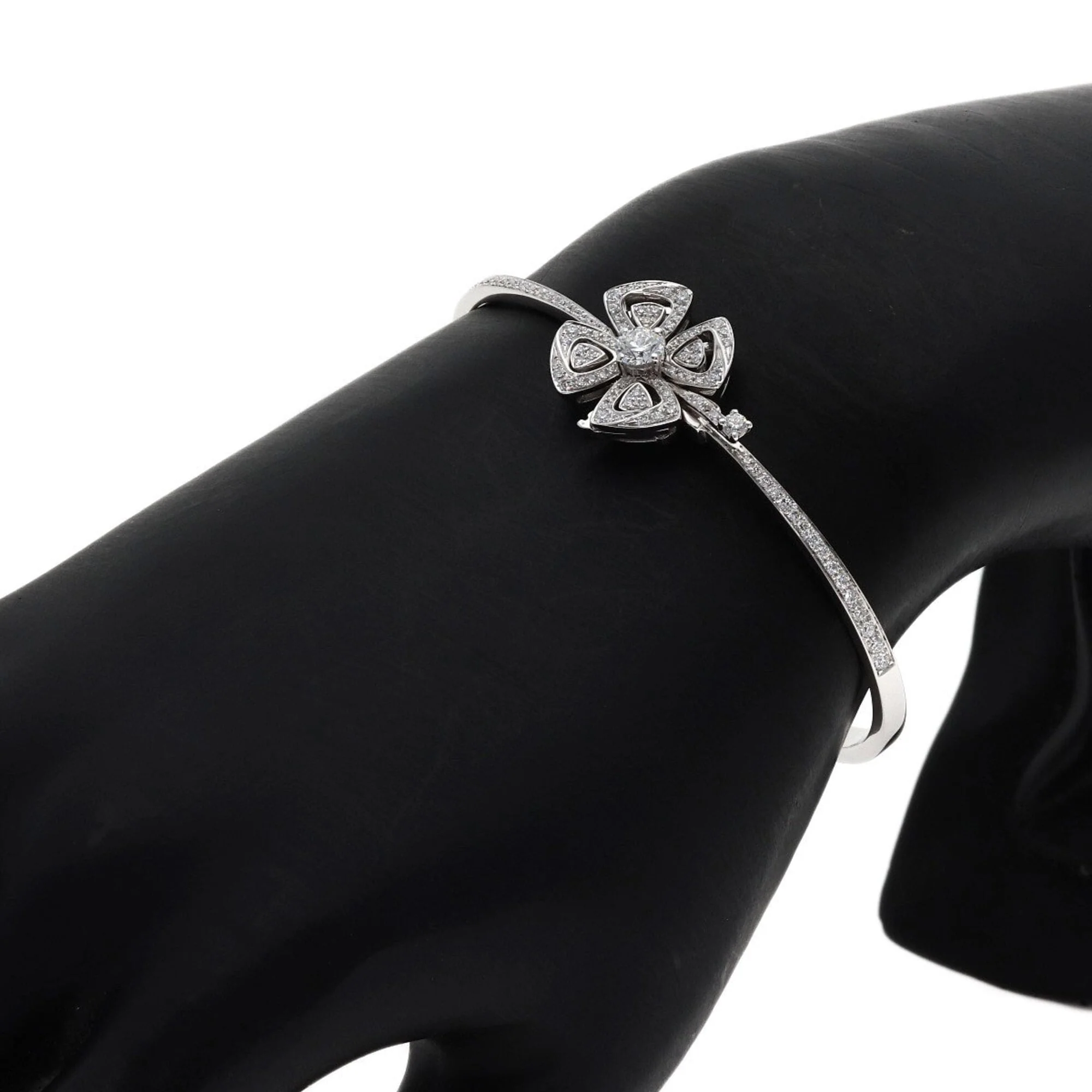 Fiorever Bracelet 18K White Gold with Diamond - Image 8