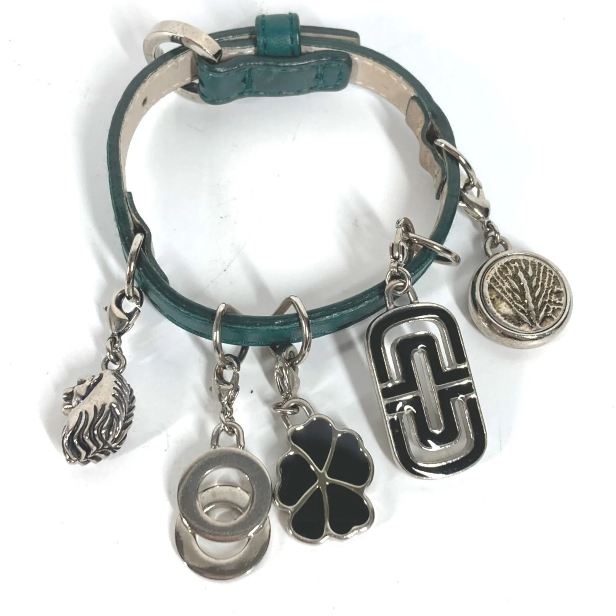 Leather Bracelet Green
