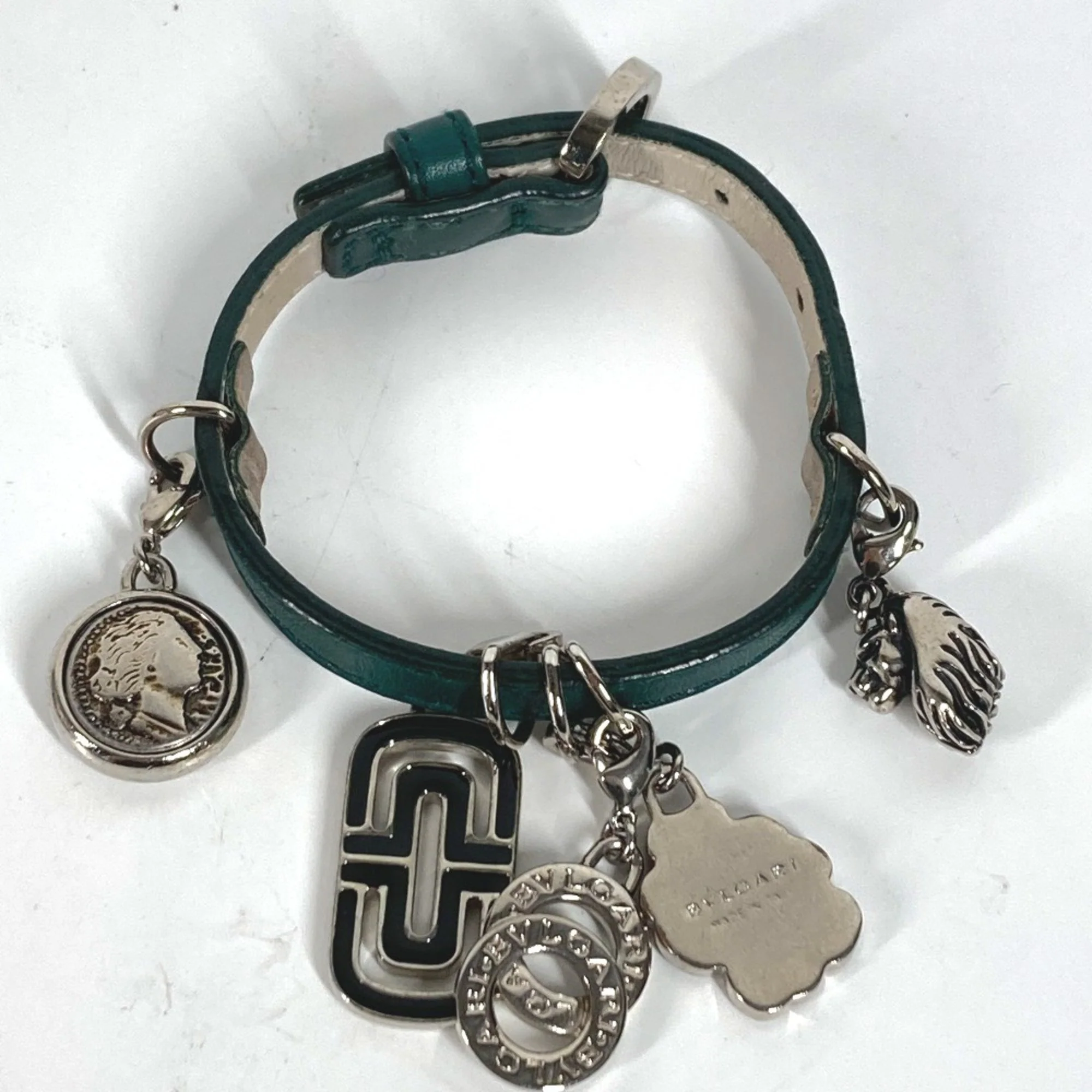 Leather Bracelet Green - Image 8