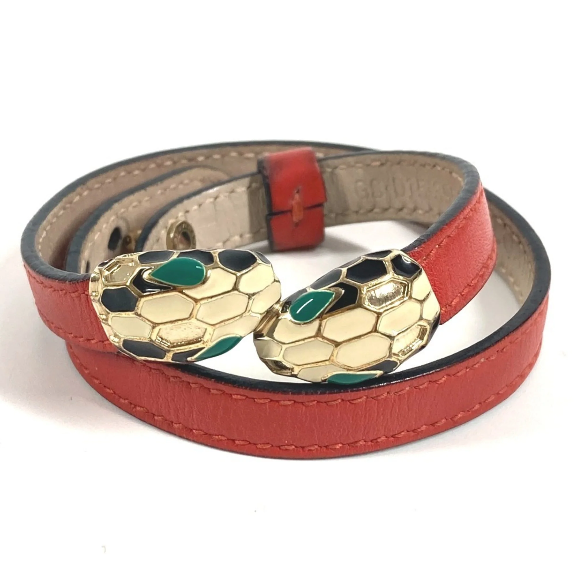 Serpenti Ring Leather