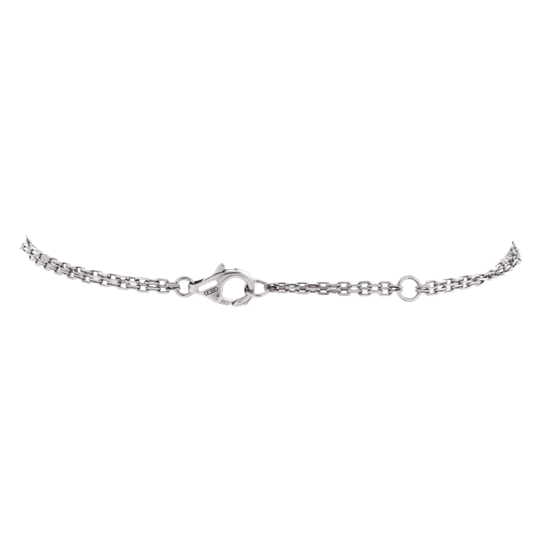 2 Diamonds Love Bracelet 18K White Gold with Diamonds - Image 3