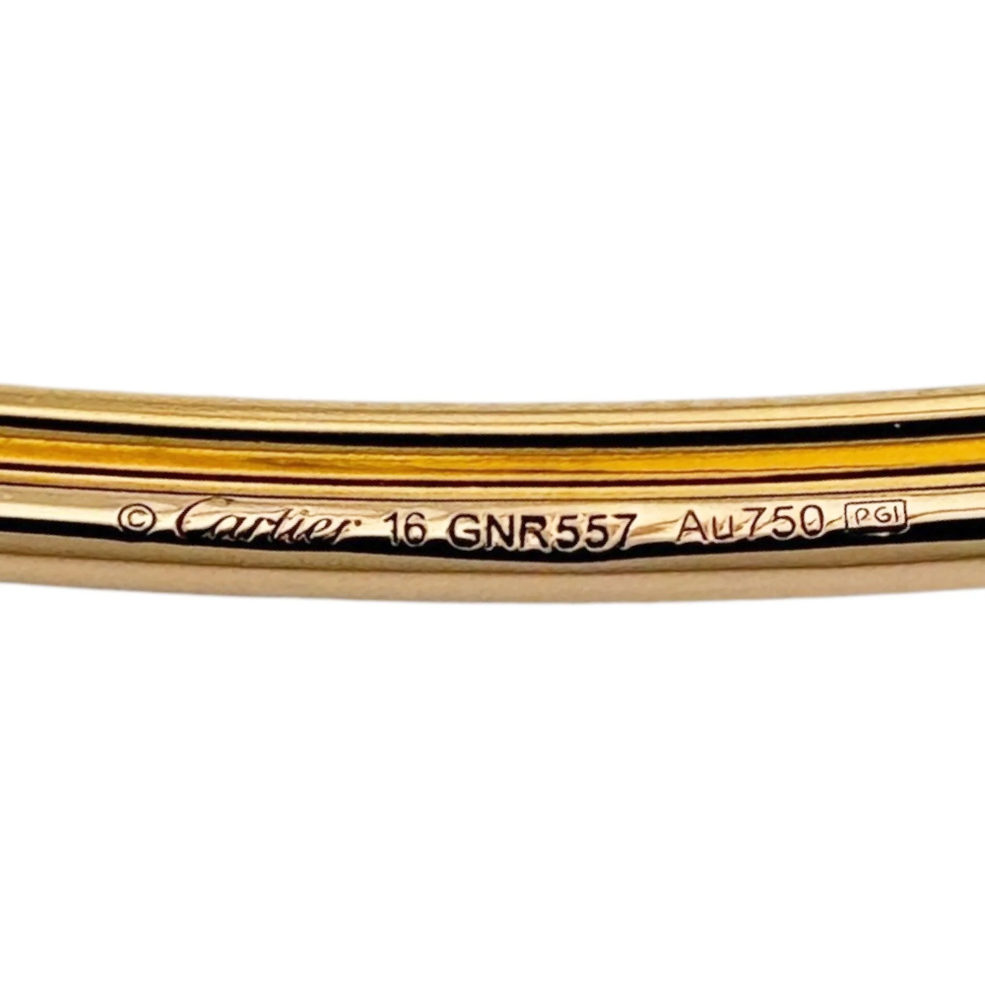 Amulet Bangle 18K Rose Gold with Onyx and Mother of Pearl Bracelet - Image 7