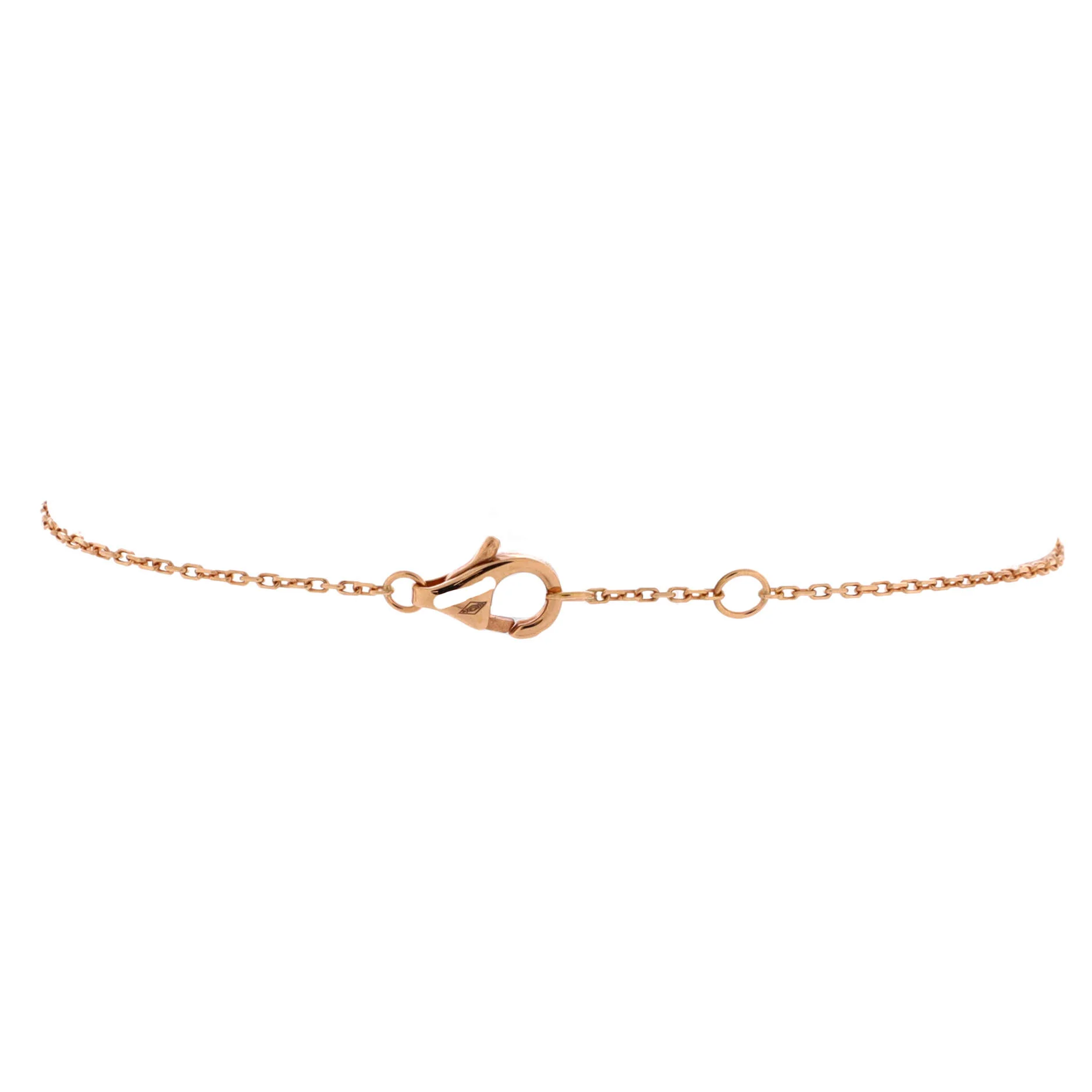 Amulette de Cartier Bracelet 18K Rose Gold with Diamond and Onyx XS - Image 3
