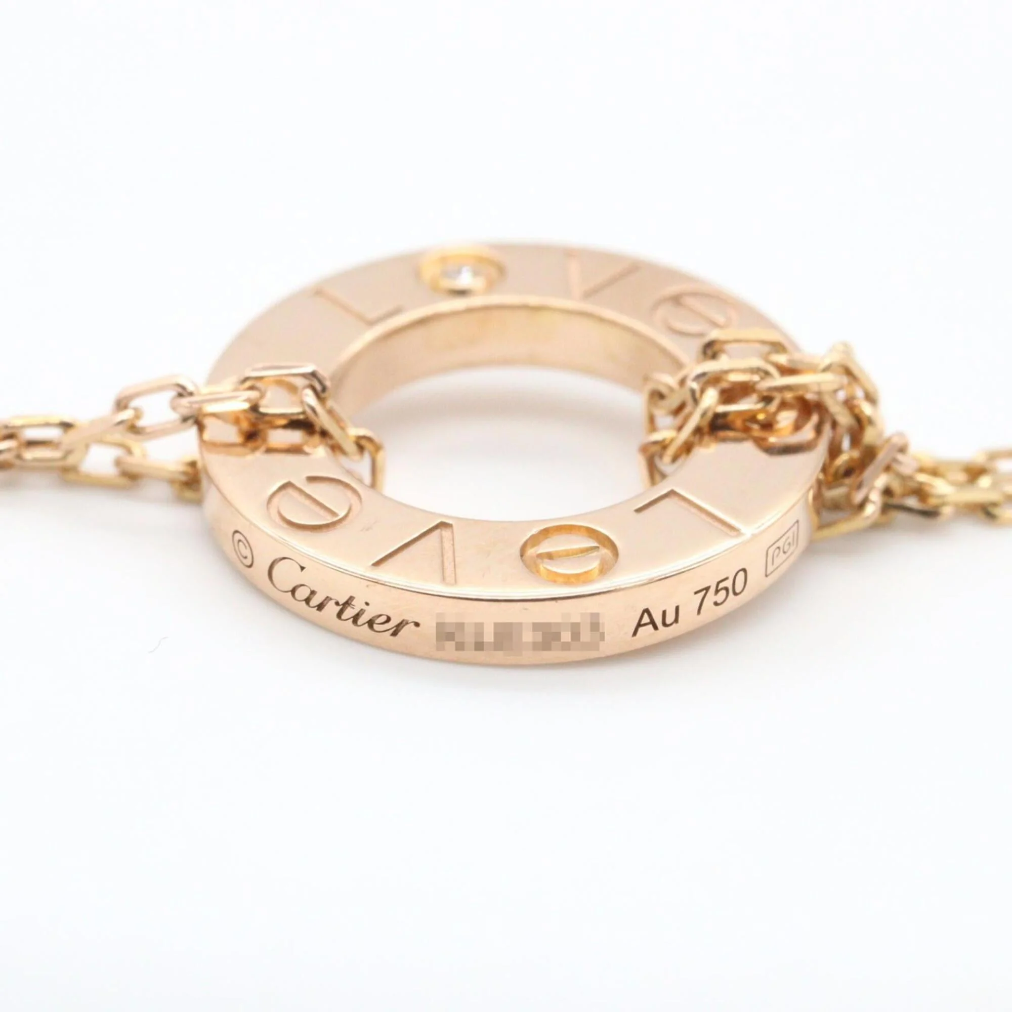Bracelet 18K Rose Gold with Diamond - Image 4