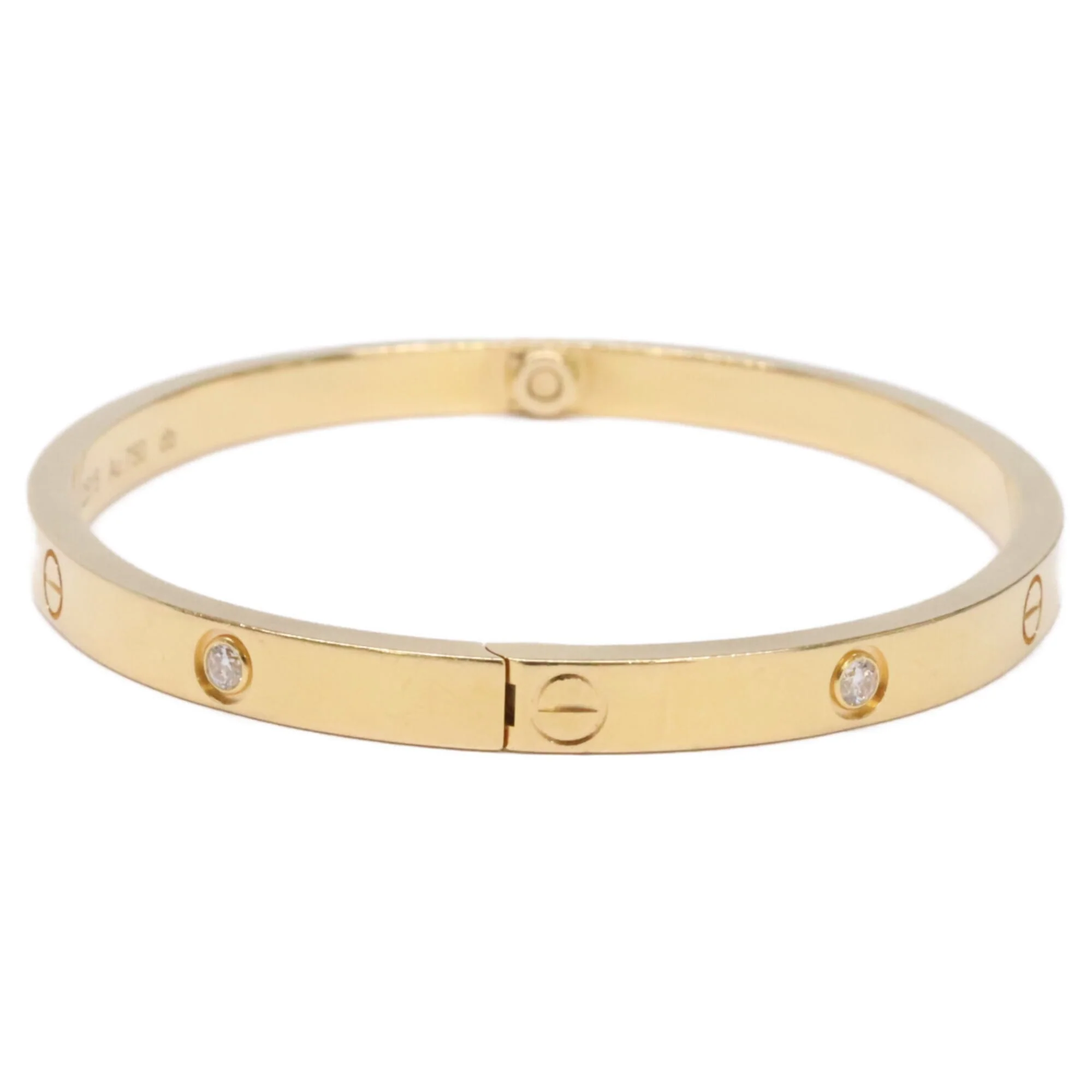 Bracelet 18K Yellow Gold Small with Diamond - Image 4