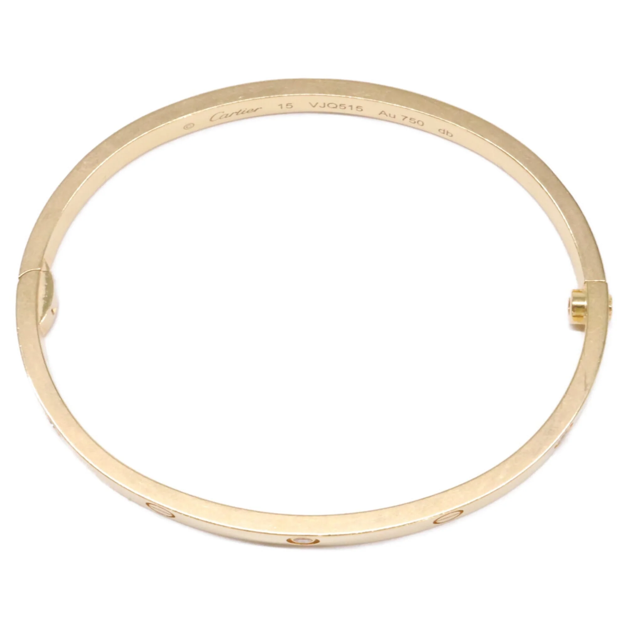 Bracelet 18K Yellow Gold Small with Diamond - Image 5
